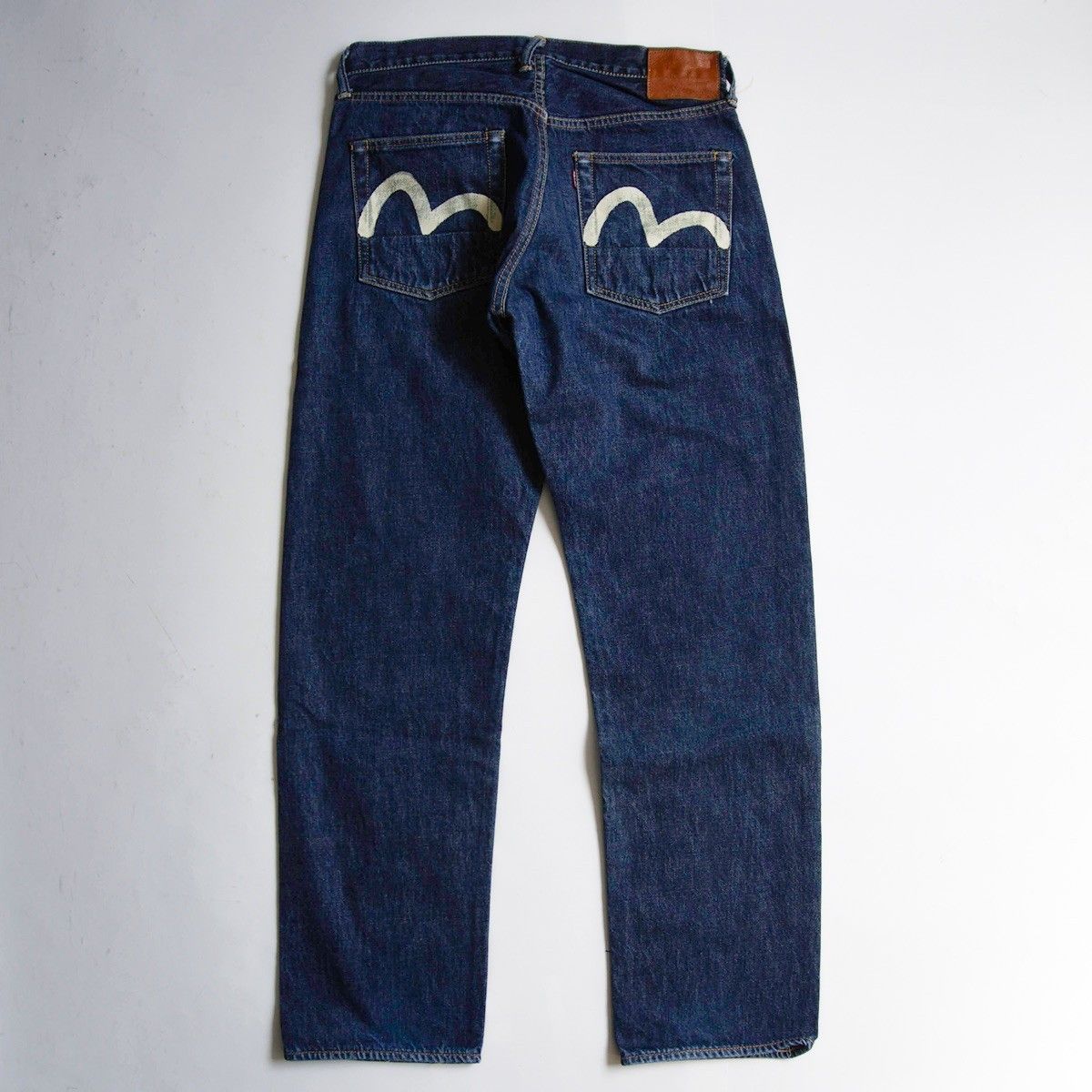 雰囲気抜群/濃紺】EVISU 【LOT.2000 デニムパンツ】32×35 エビス