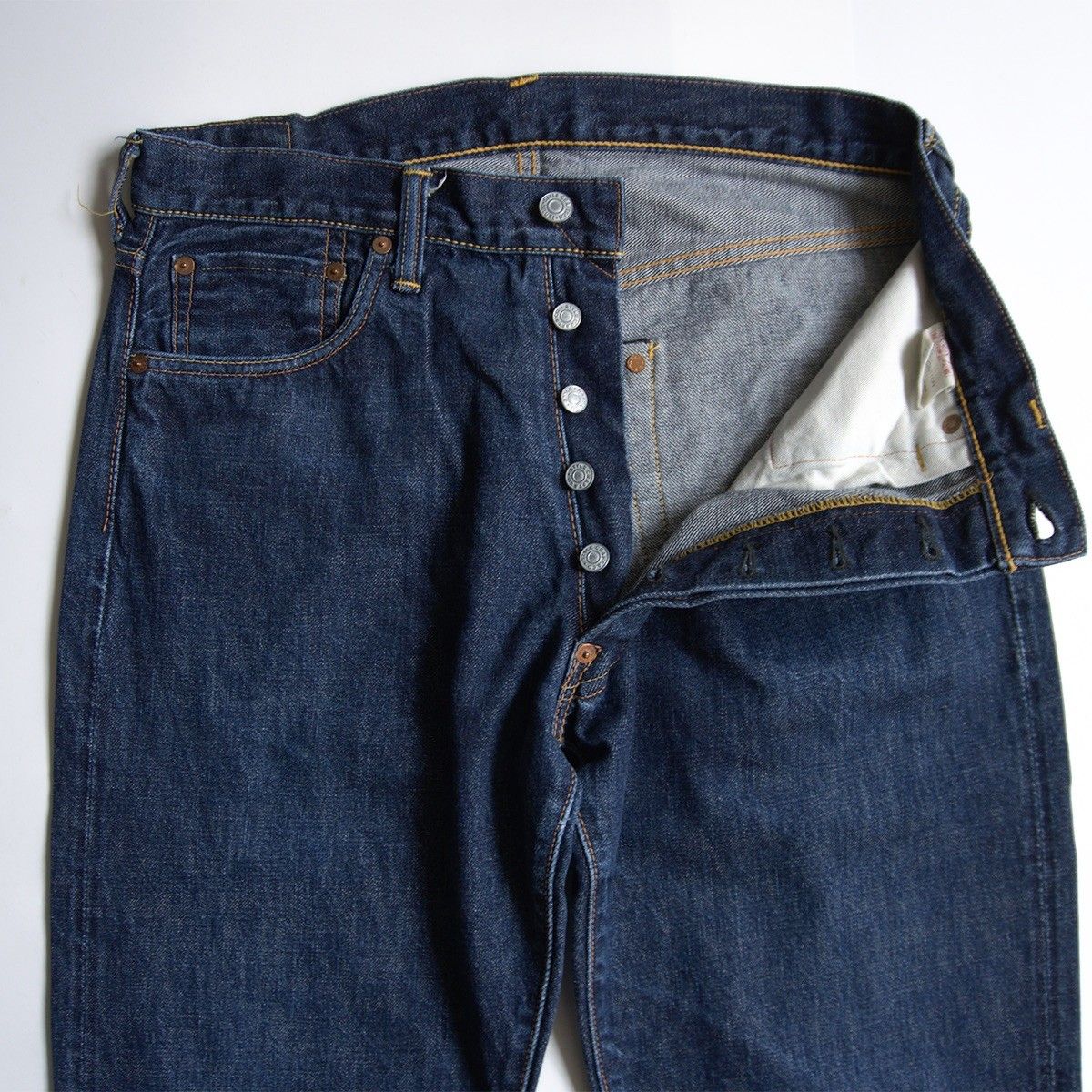 雰囲気抜群/濃紺】EVISU 【LOT.2000 デニムパンツ】32×35 エビス