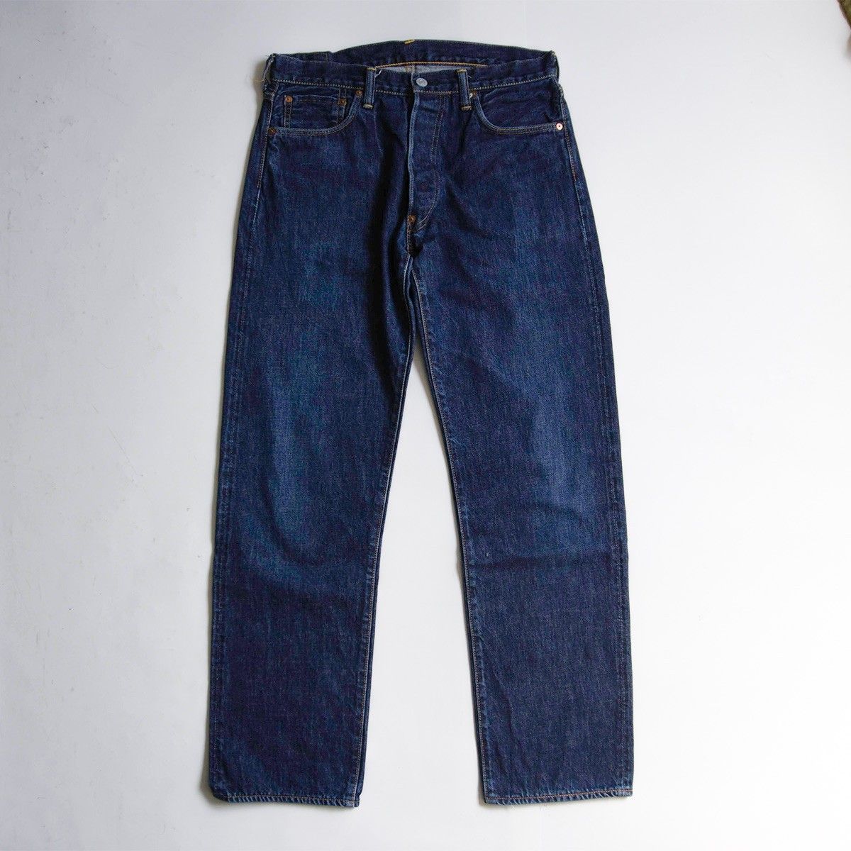 雰囲気抜群/濃紺】EVISU 【LOT.2000 デニムパンツ】32×35 エビス