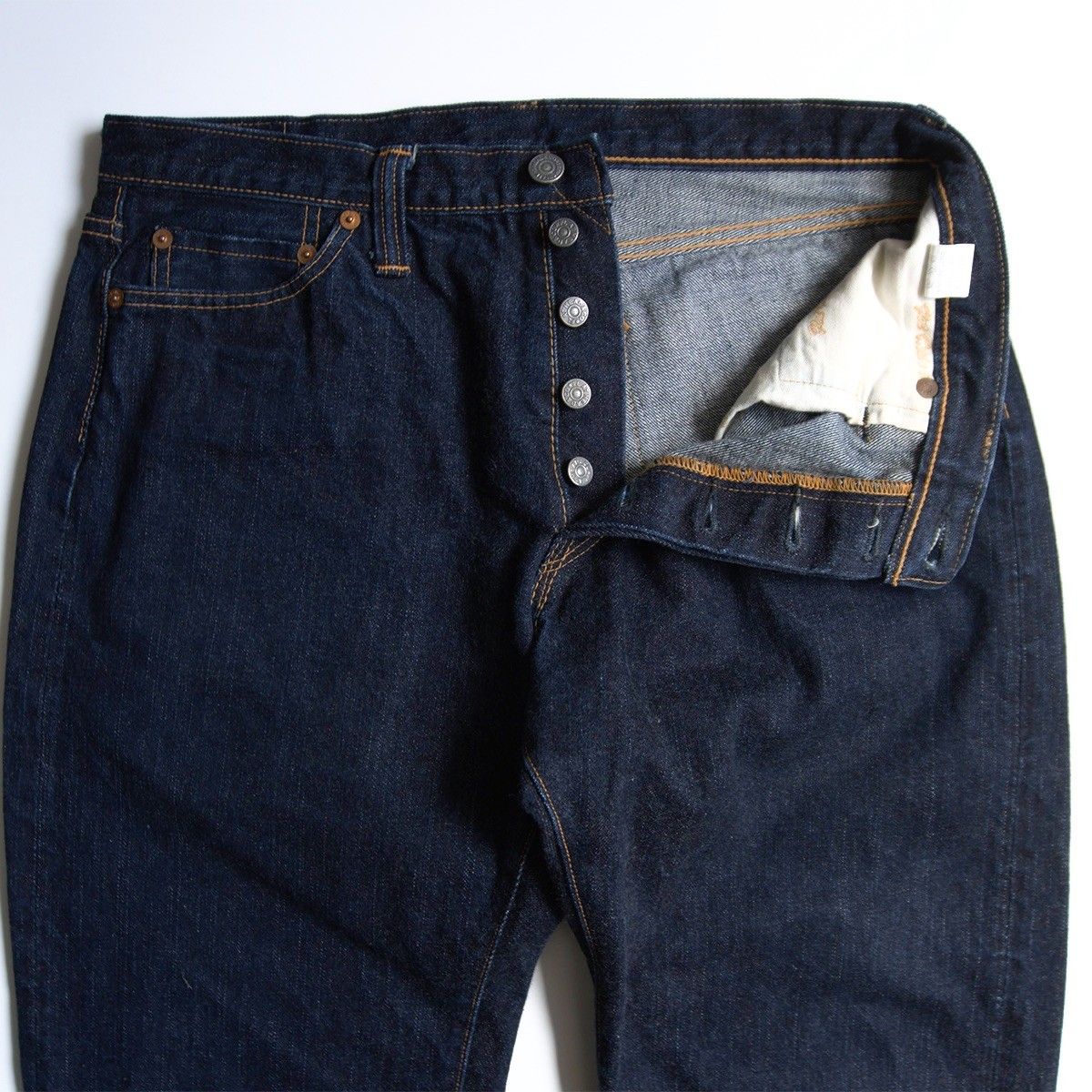 美品/濃紺】 The Flat Head【3009 デニムパンツ】36 フラットヘッド 