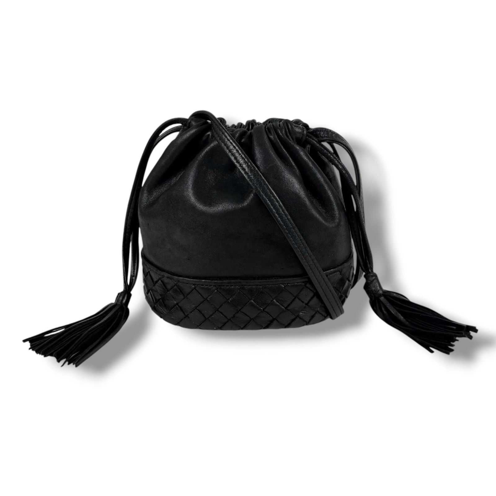 ボッテガヴェネタ BOTTEGA VENETA 巾着型 ドローストリング ショルダー 