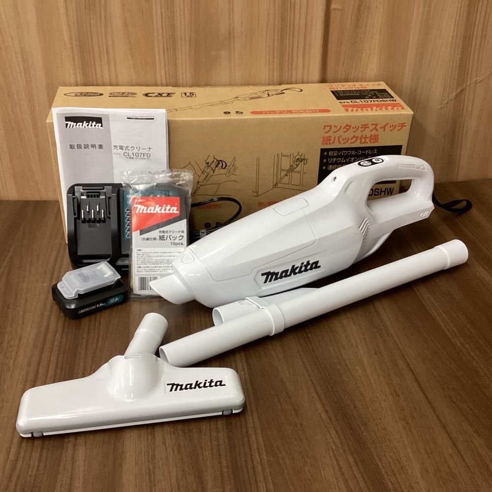 生活家電 マキタ充電式クリーナ CL107FDSHW