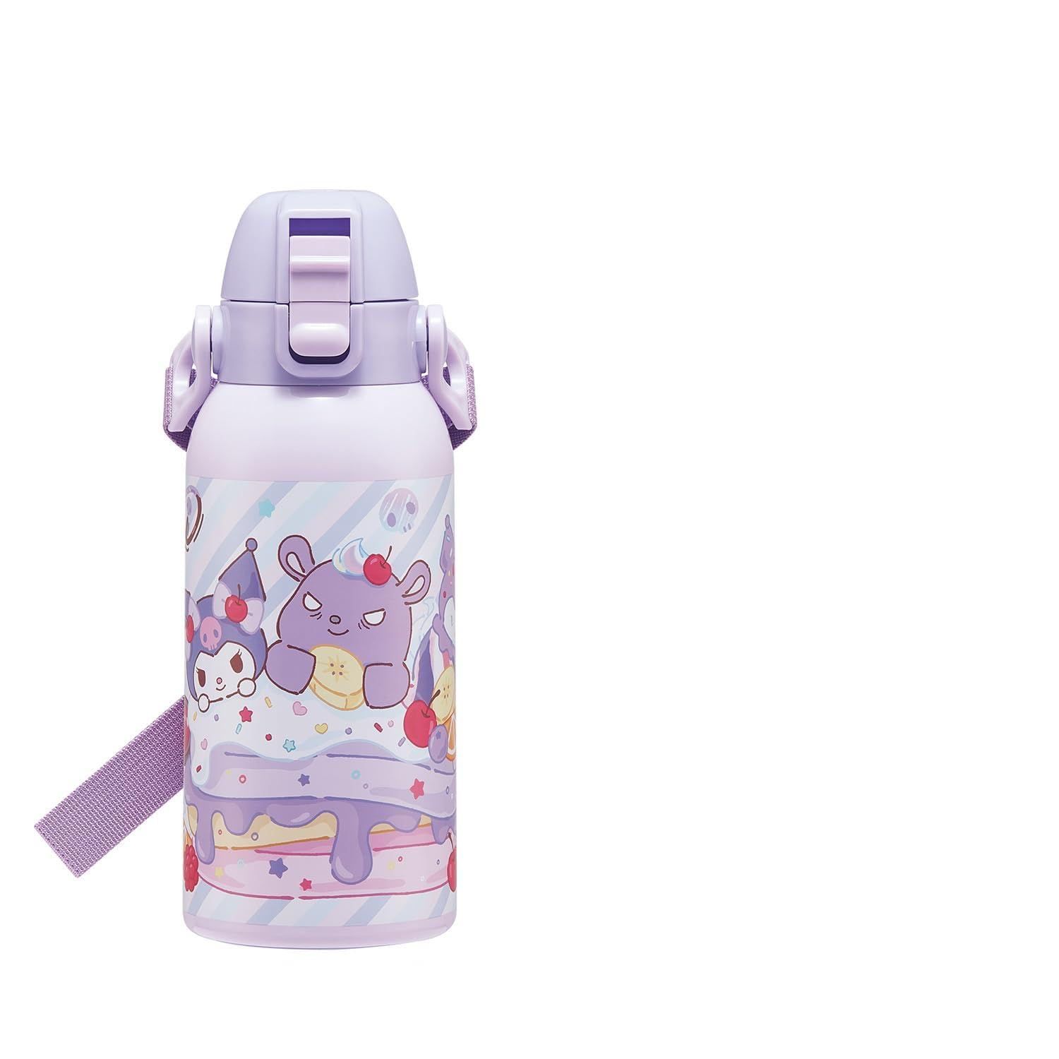 新品 スケーター(Skater) 水筒 子供用 直飲み 600ml サンリオ クロミ Fancy Snacks Weets 女の子 保冷専用 ステンレス 軽量タイプ waterbottle スポーツボトル キッズ こども 水瓶 STCH6-A