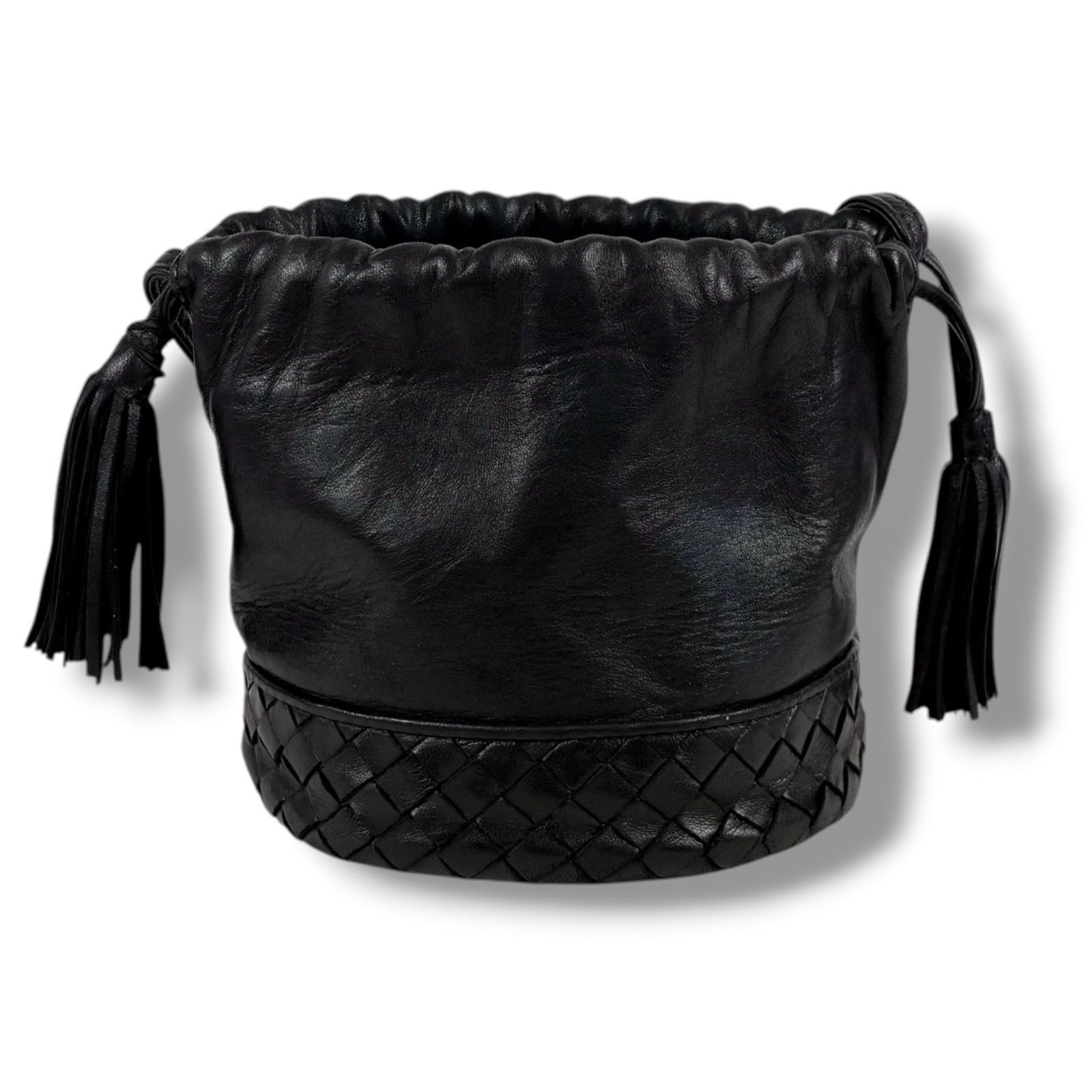ボッテガヴェネタ BOTTEGA VENETA 巾着型 ドローストリング ショルダー 