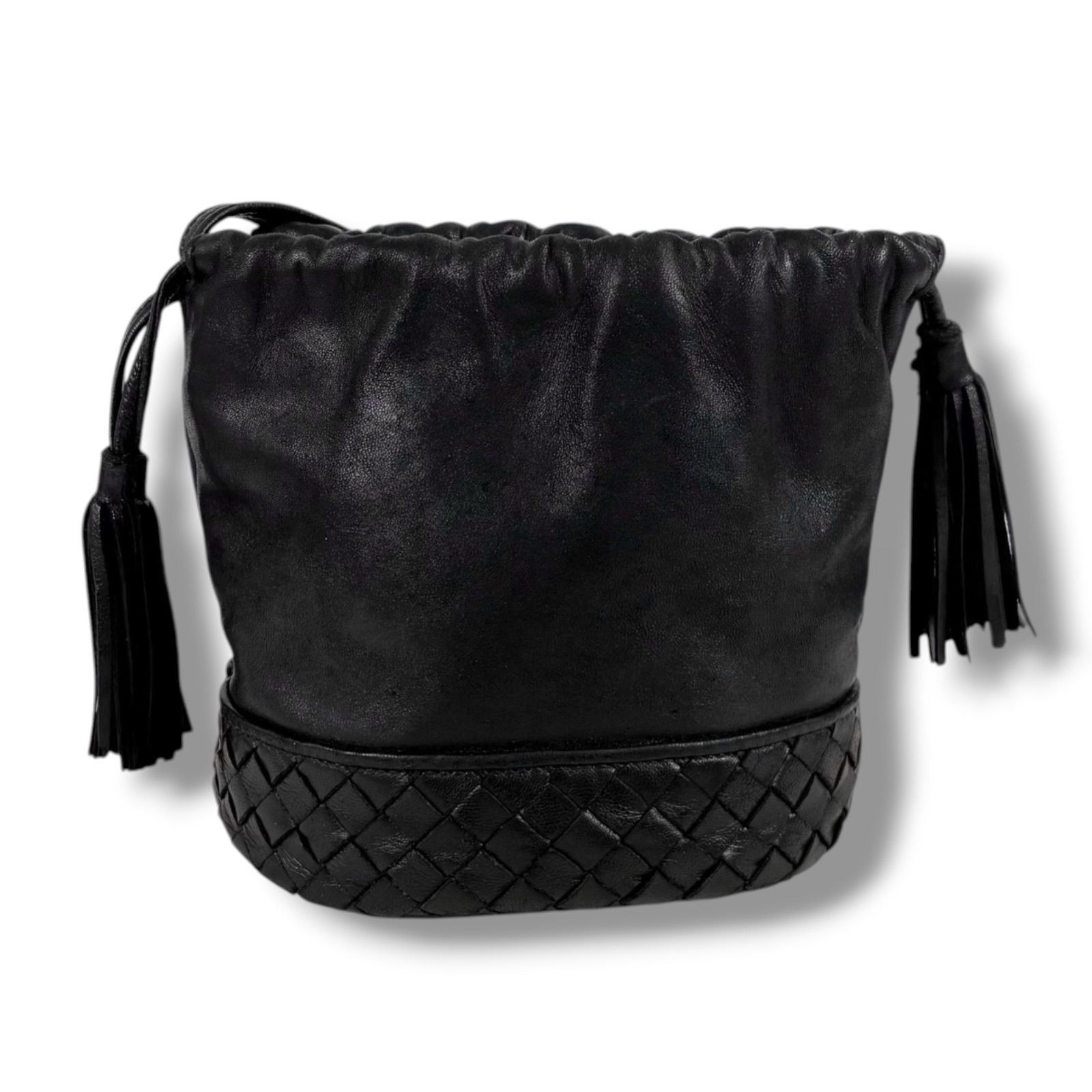 ボッテガヴェネタ BOTTEGA VENETA 巾着型 ドローストリング ショルダー 