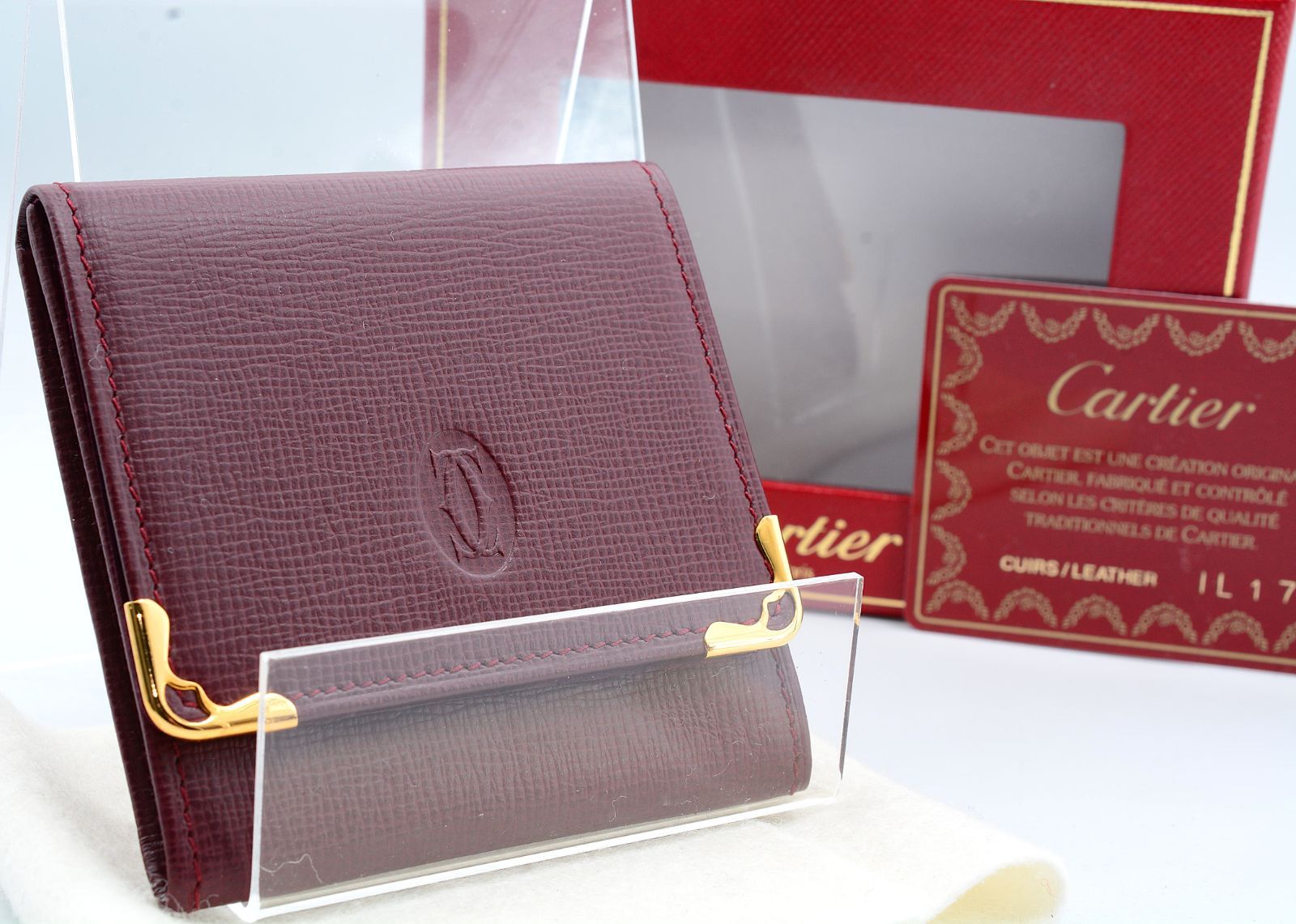 Cartier カルティエ マストライン 小銭入れ コインケース レザー 革