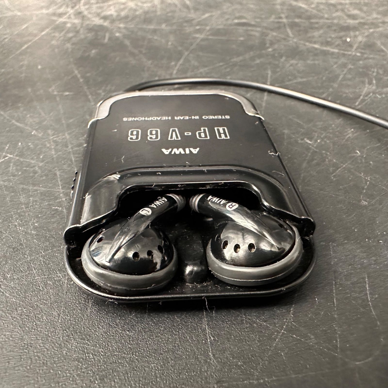 希少 レトロ AIWA ステレオインナーヘッドホン COLOGNE コロン HP-V66