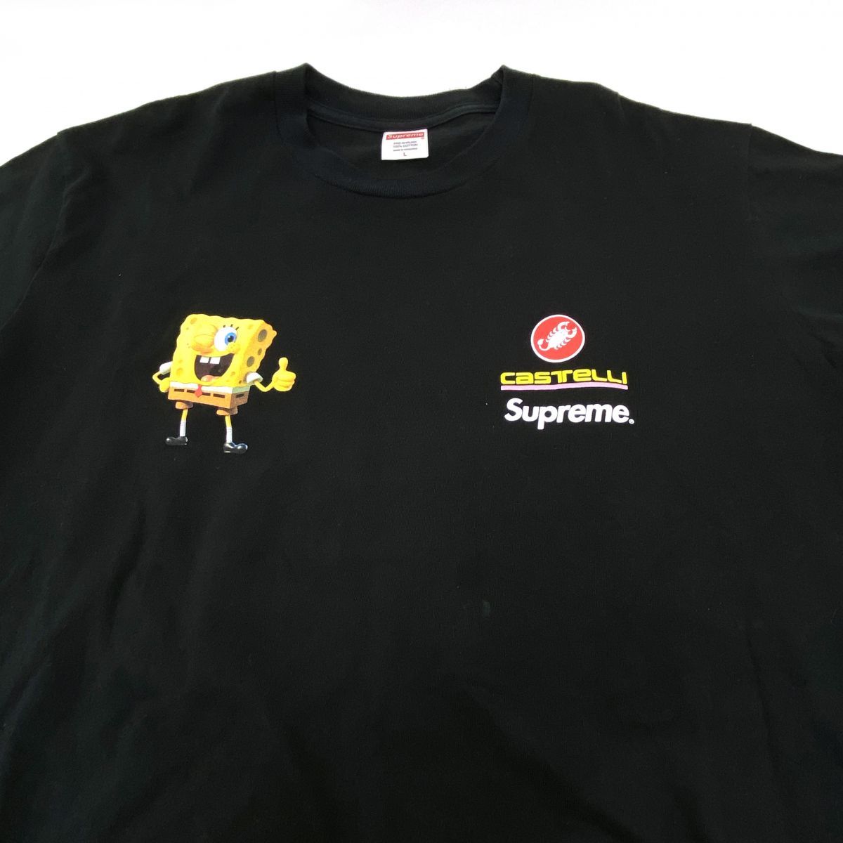 Supreme シュプリーム SpongeBob Castelli Racing L/S Tee スポンジ