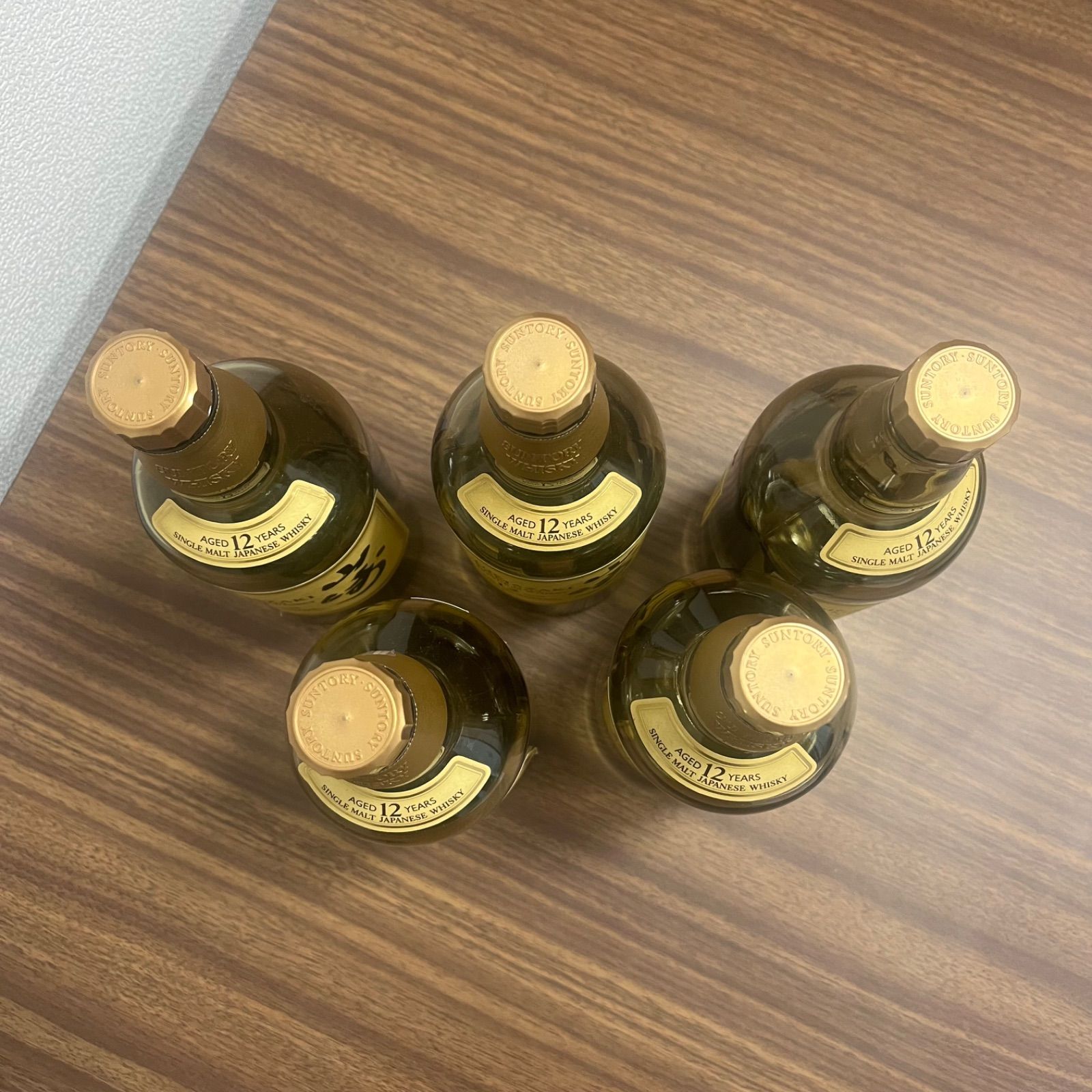 山崎12年 ウイスキー空瓶 5本セット 700ml サントリー - メルカリ