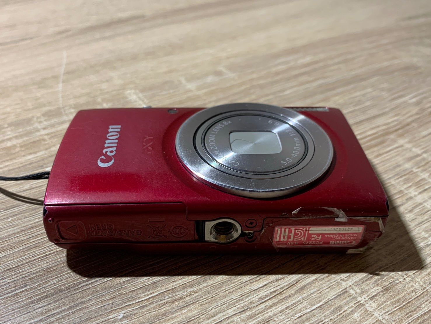 Canon ixy 180 レッド　不良品 バッテリーなし Canon IXY 180 レッド 動作確認済 【公式通販】