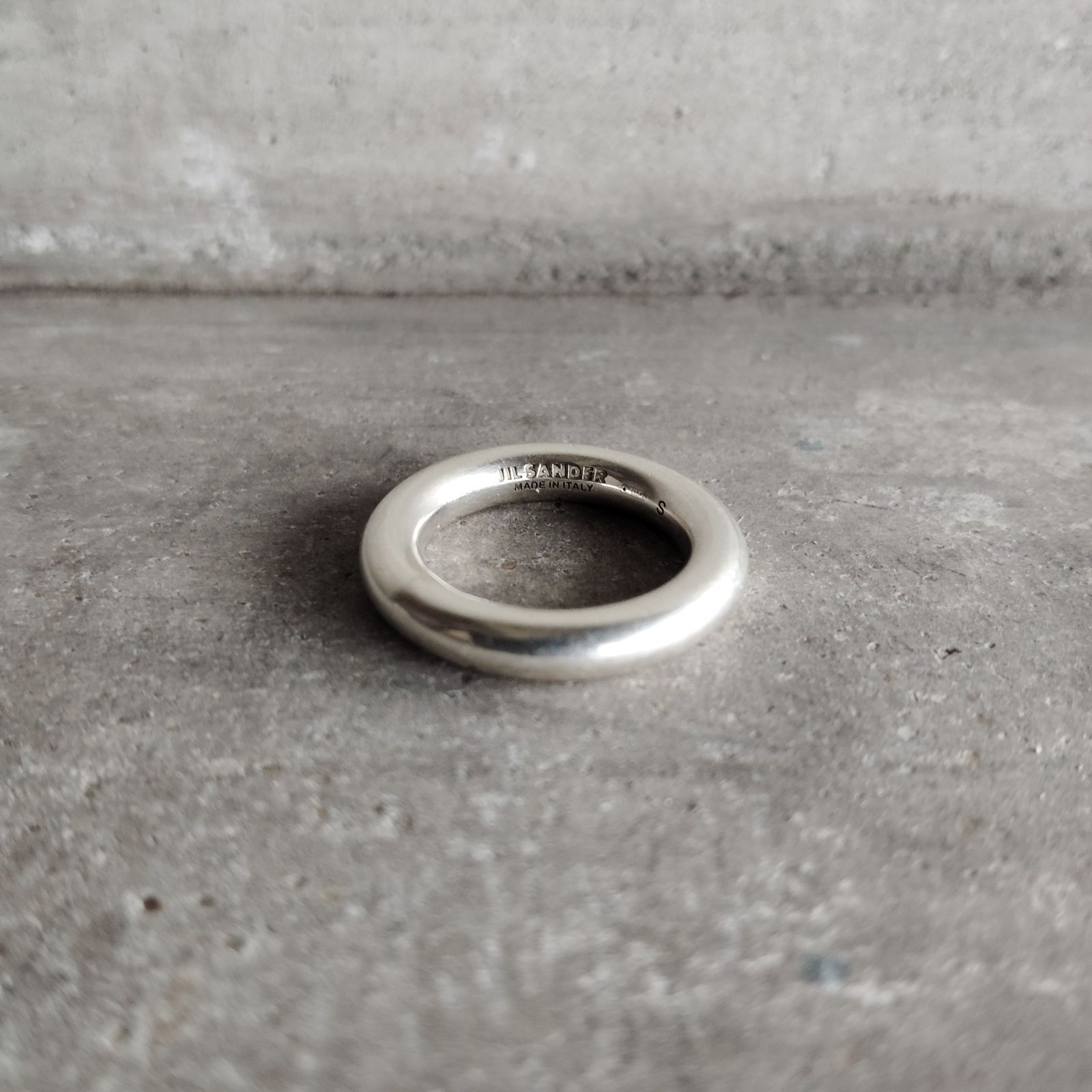 JIL SANDER Classic Ring S ジルサンダー クラシックリング シルバー