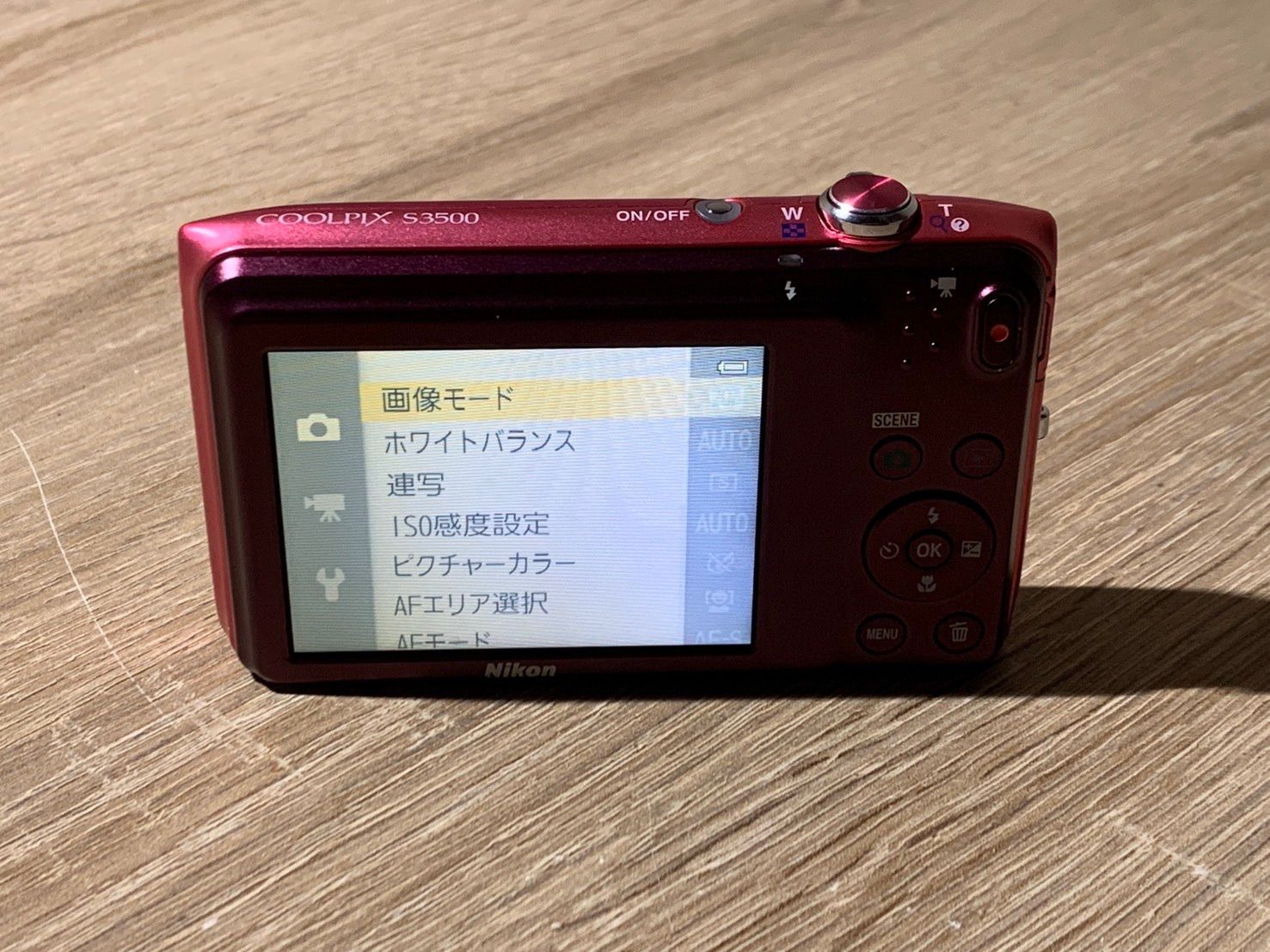 9773 Nikon COOLPIX S3500 ピンク デジカメ 動作確認済み やや訳アリ