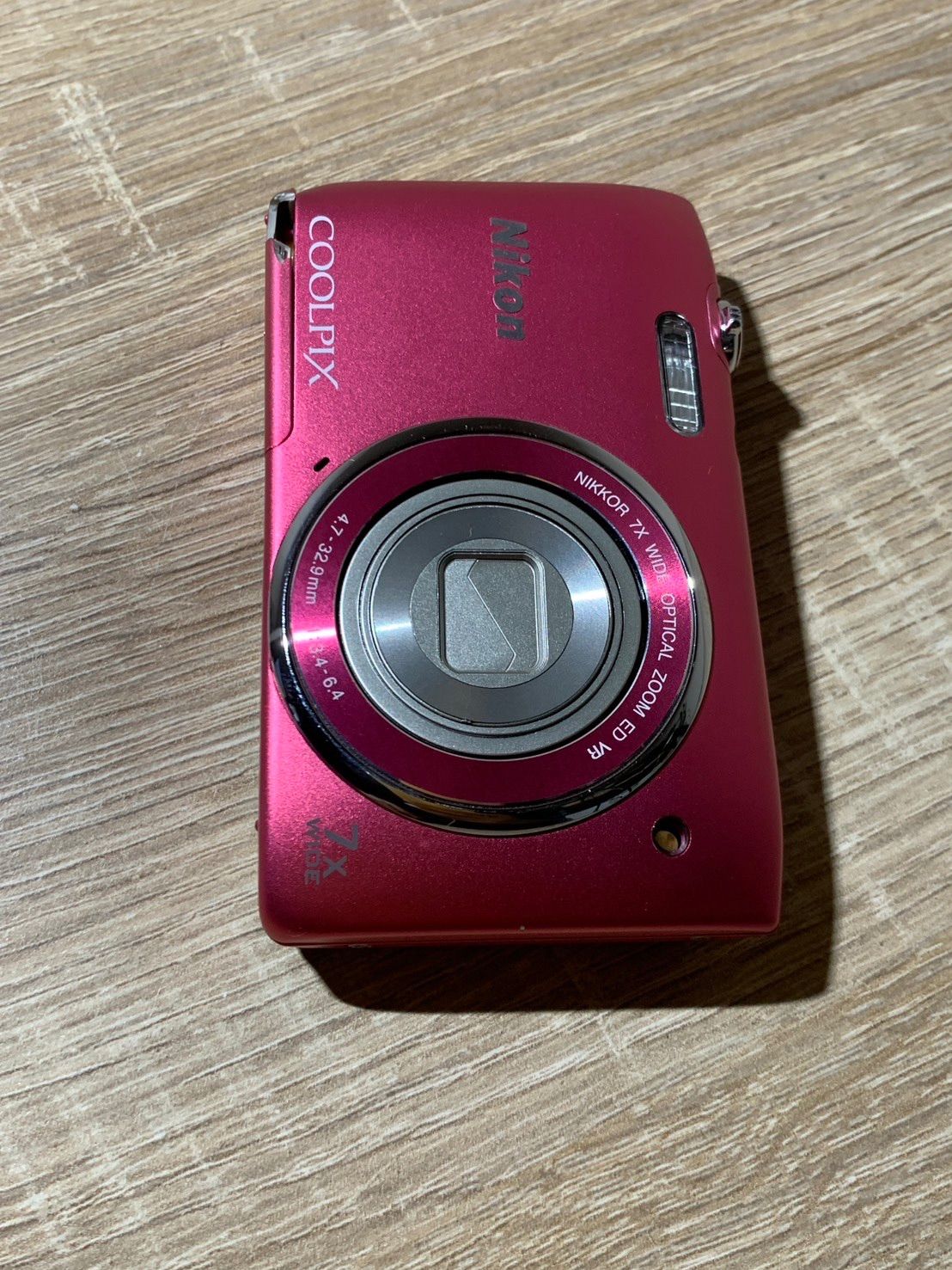 9773 Nikon COOLPIX S3500 ピンク デジカメ 動作確認済み やや訳アリ