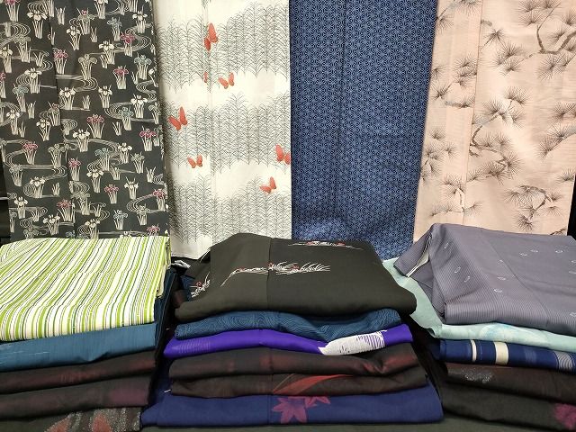 平和屋本店■夏物 小紋 絽 紗 まとめて20点 蝶 花柄 型染め 着用可能多数 全て正絹 se4075 平和屋本店□夏物 小紋 絽 紗 まとめて20点 蝶 花柄 型染め 着用可能