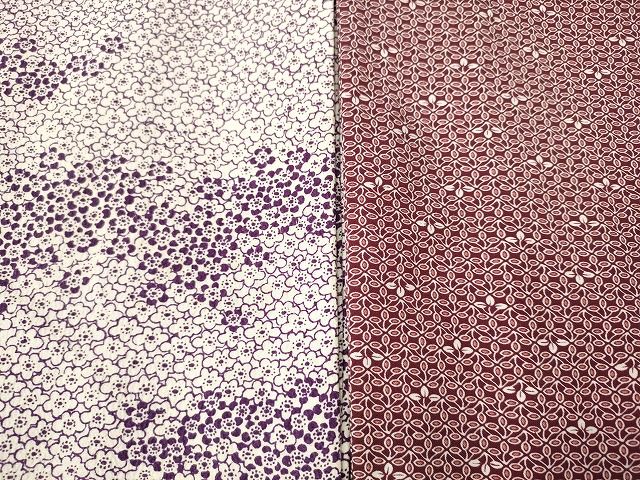 平和屋本店□着物 小紋 単衣 まとめて 20点 鶴 花柄 手描き 洗える着物
