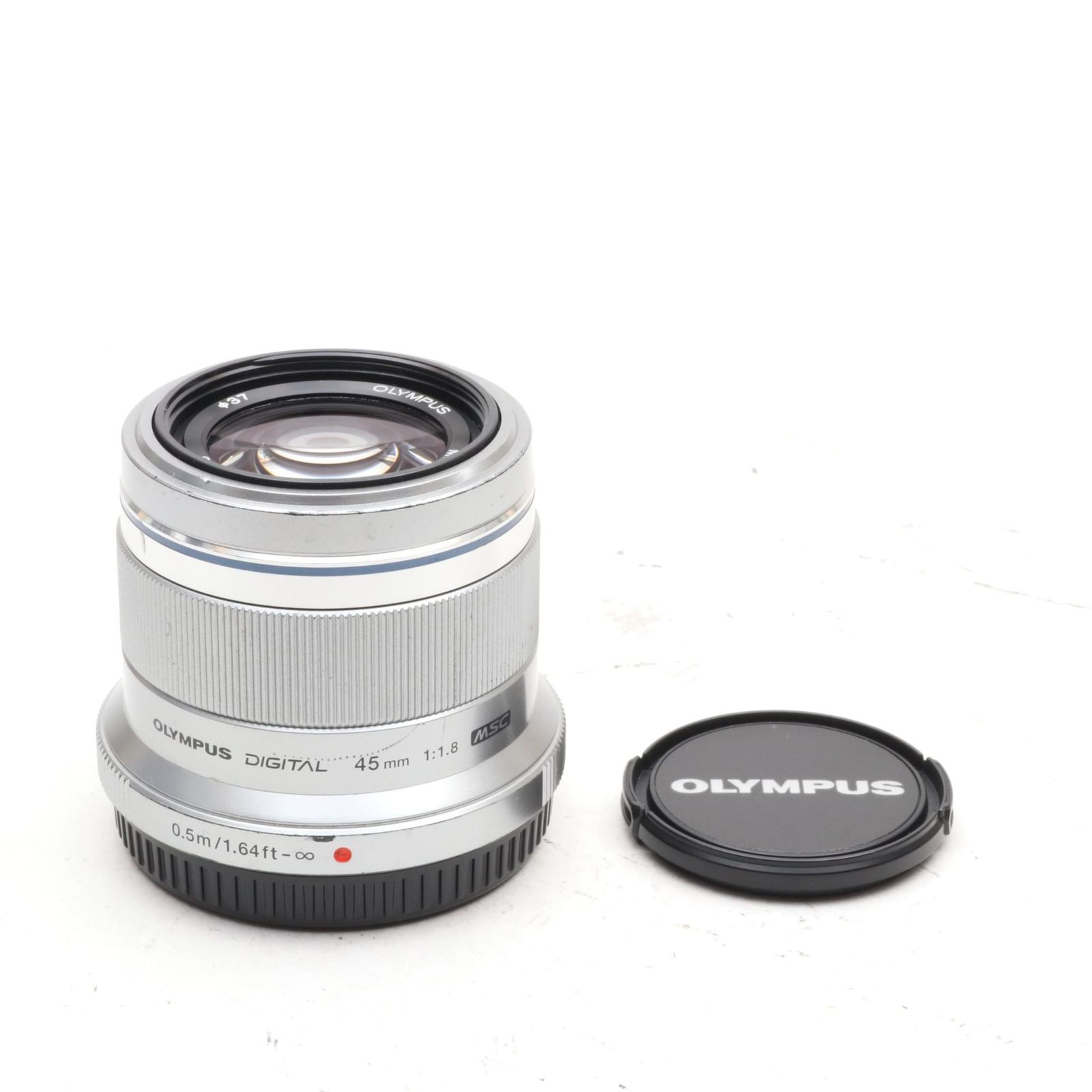 OLYMPUS M.ZUIKO DIGITAL 45mm F1.8 シルバー 単焦点レンズ 〔マイクロ