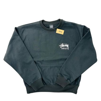 STUSSY ホノルル限定 クルーネックスウェット 黒 L ステューシー