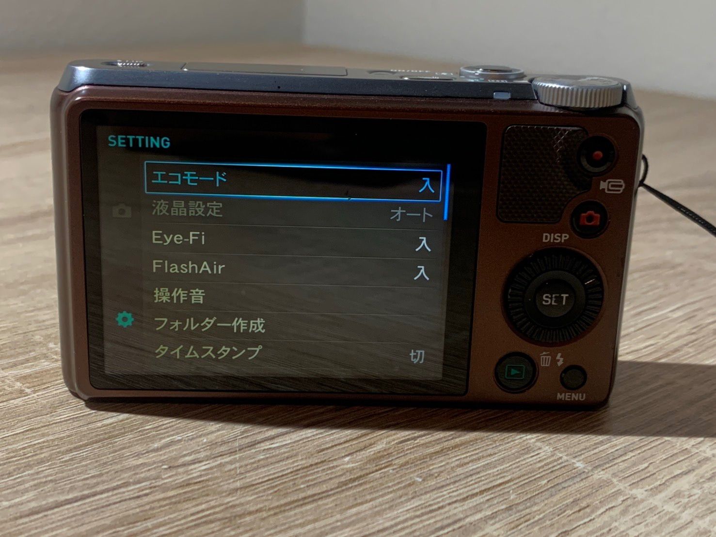 9778 Casio EXILIM EX-ZR400 ブラウン デジカメ ジャンク品【ネ