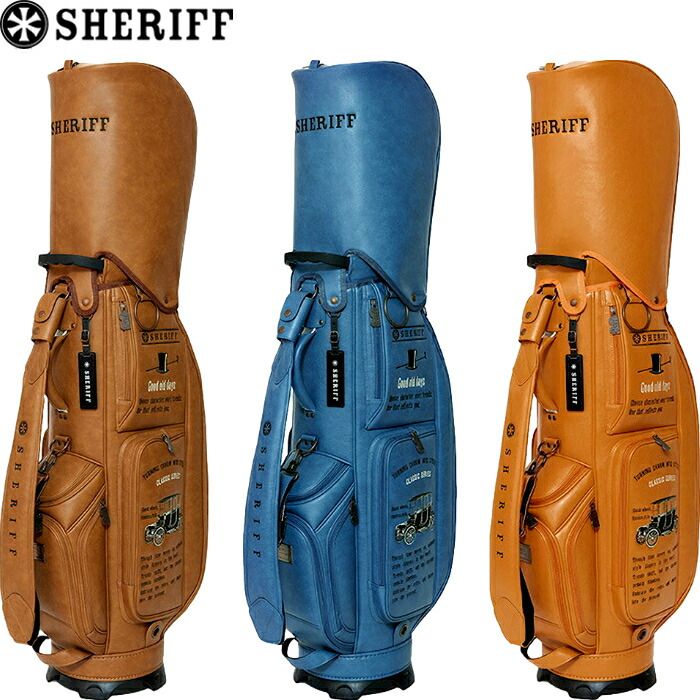 SHERIFF シェリフ SFC-019 クラシックシリーズ キャディバッグ 9.5型