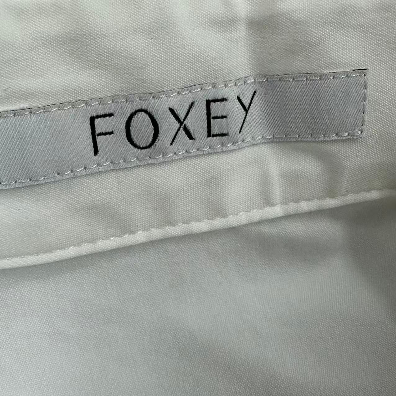 FOXY 半袖ブラウス パフスリーブ 白 38 【公式通販】