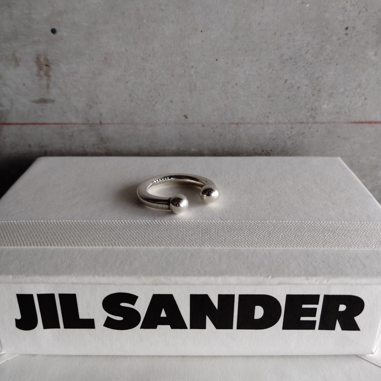 JIL SANDER オープンバンドリング S ジルサンダー シルバー925 - メルカリ