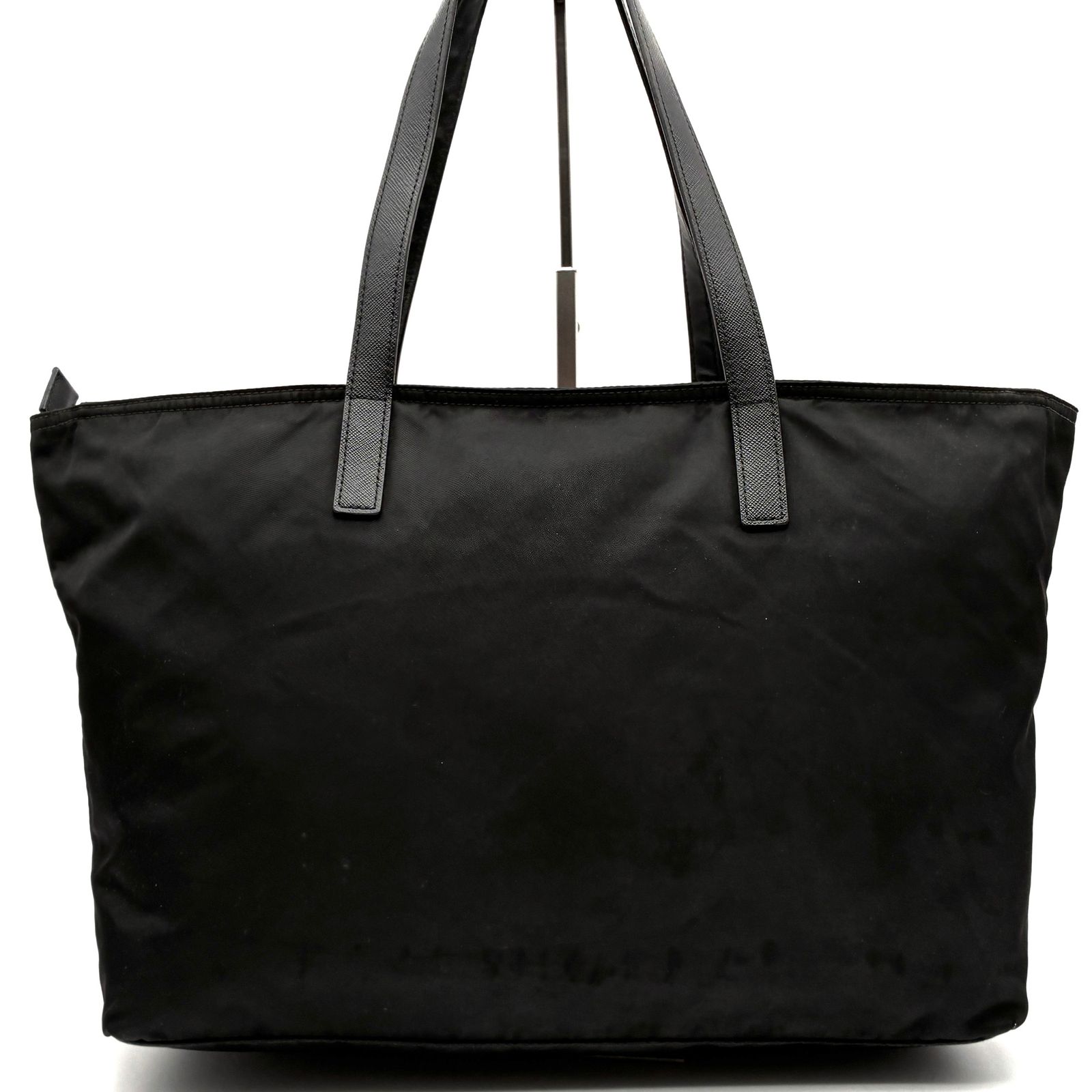 PRADA プラダ テスート ナイロン トートバッグ ブラック 黒 A4収納 白 