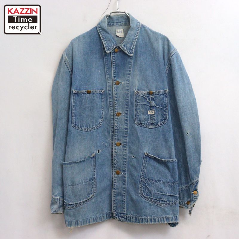 70s USA製 vintage Lee 91-J デニム カバーオール メンズ XLサイズ相当 70s USA製 vintage Lee 91-J デニム カバーオール メンズ XLサイズ相当