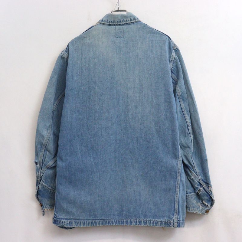 70s USA製 vintage Lee 91-J デニム カバーオール メンズ XLサイズ相当