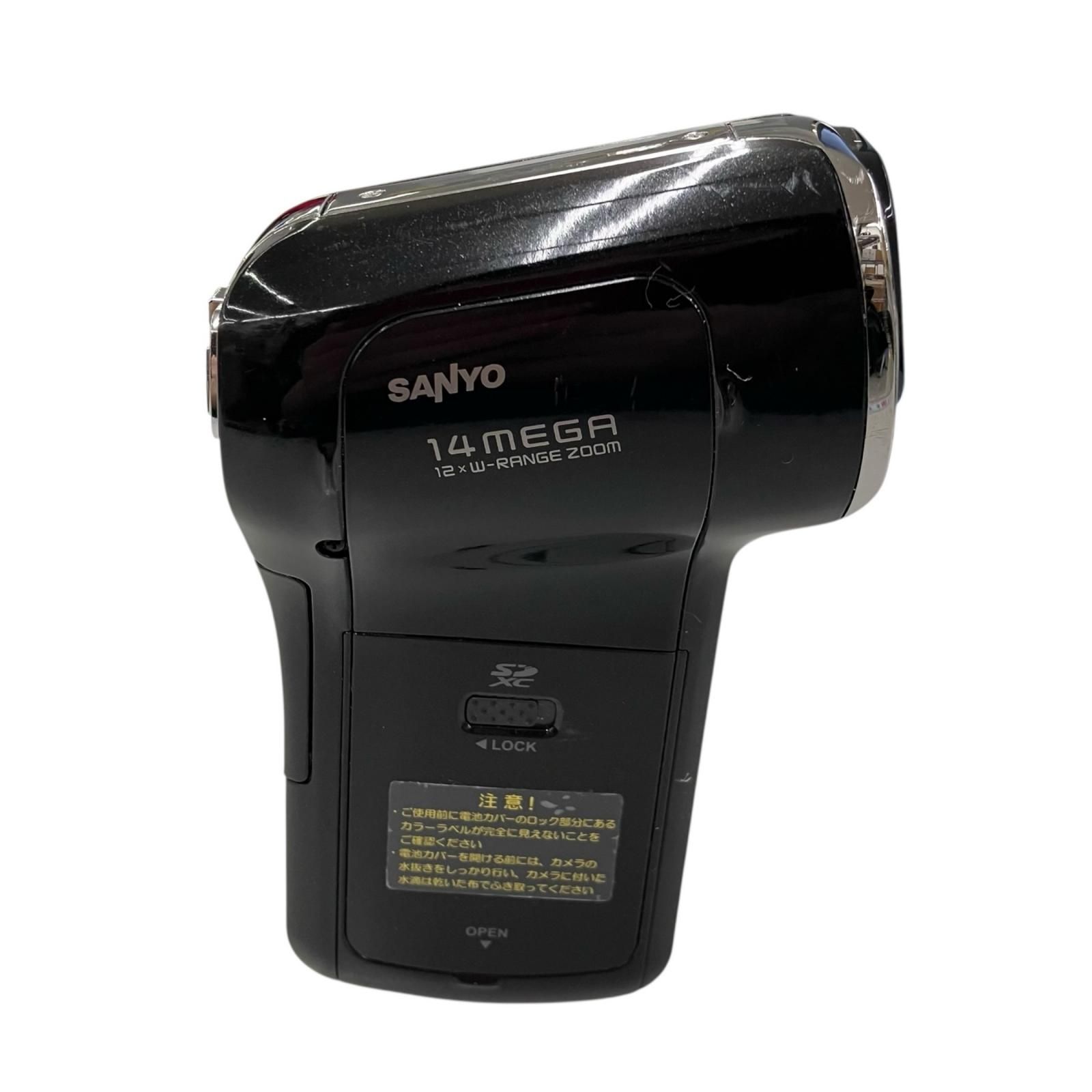 186000 動作確認済み SANYO Xacti DMX-CA100 ブラック - メルカリ