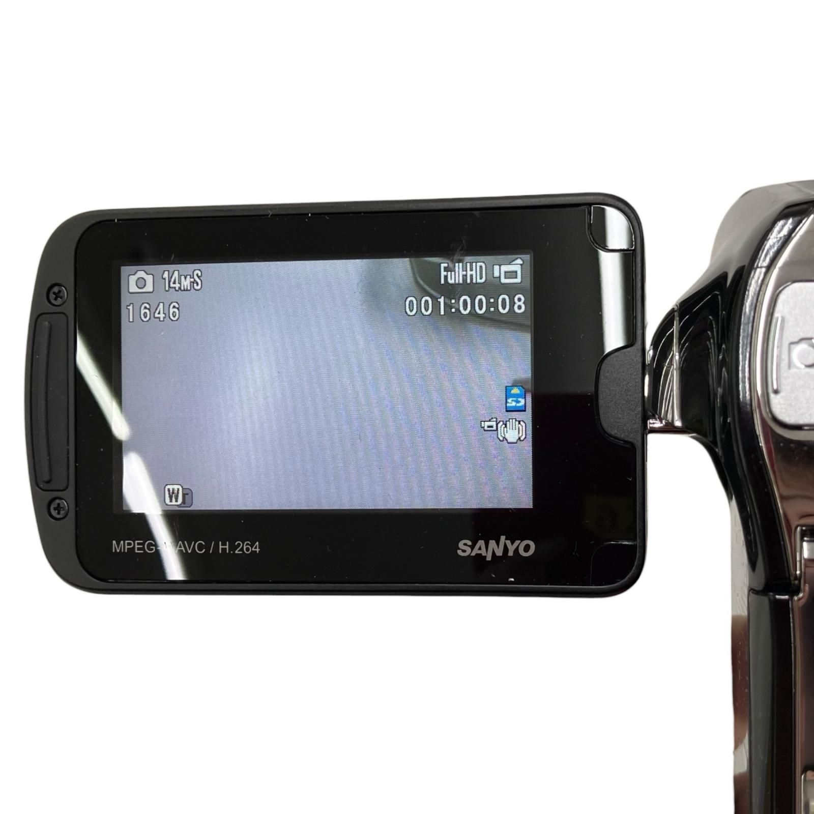 【動作確認済み】SANYO Xacti DMC-CA100型 186000 動作確認済み SANYO Xacti DMX-CA100 ブラック - メルカリ