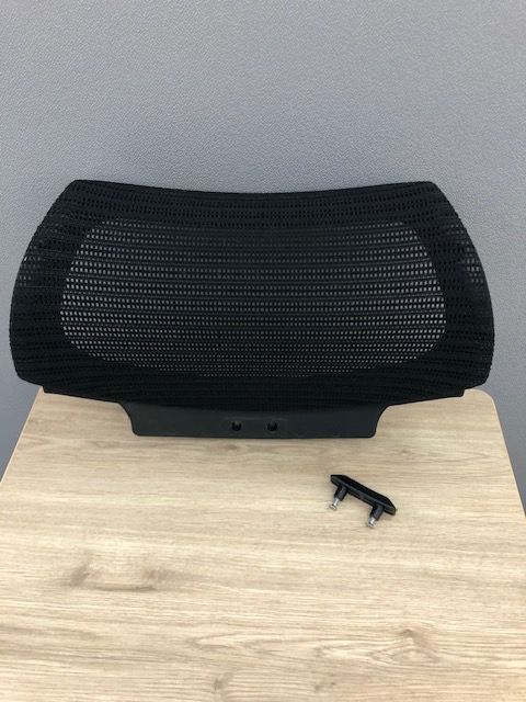 オカムラ バロンチェア用 固定ヘッドレスト ブラック 中古チェア 