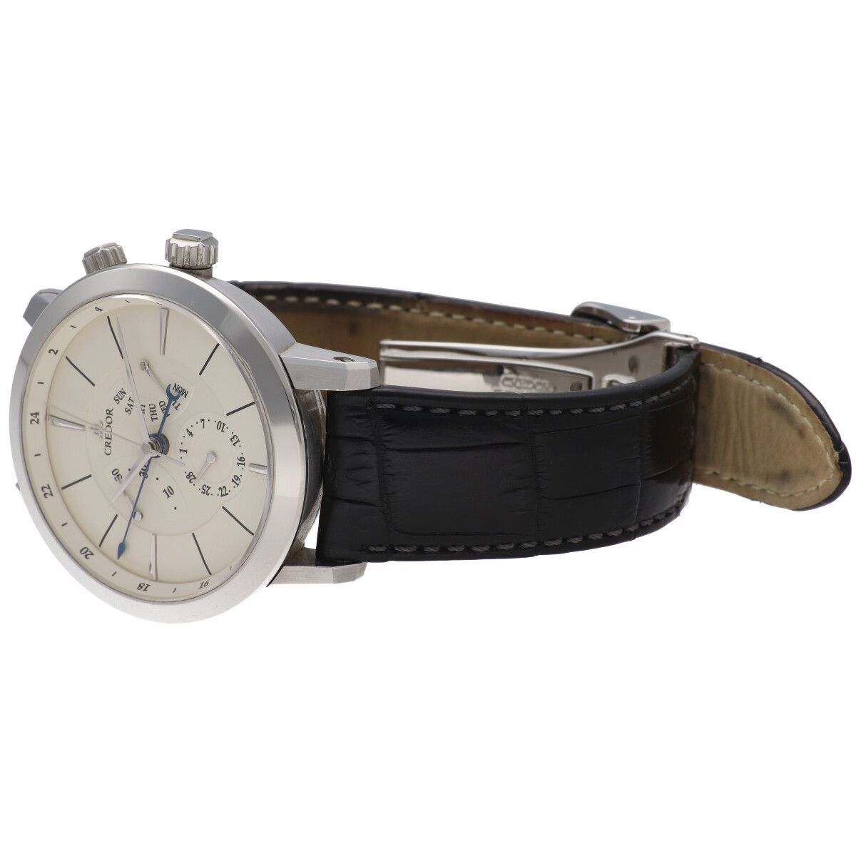 中古】 SEIKO セイコー クレドール ノード デイデイト パワーリザーブ 