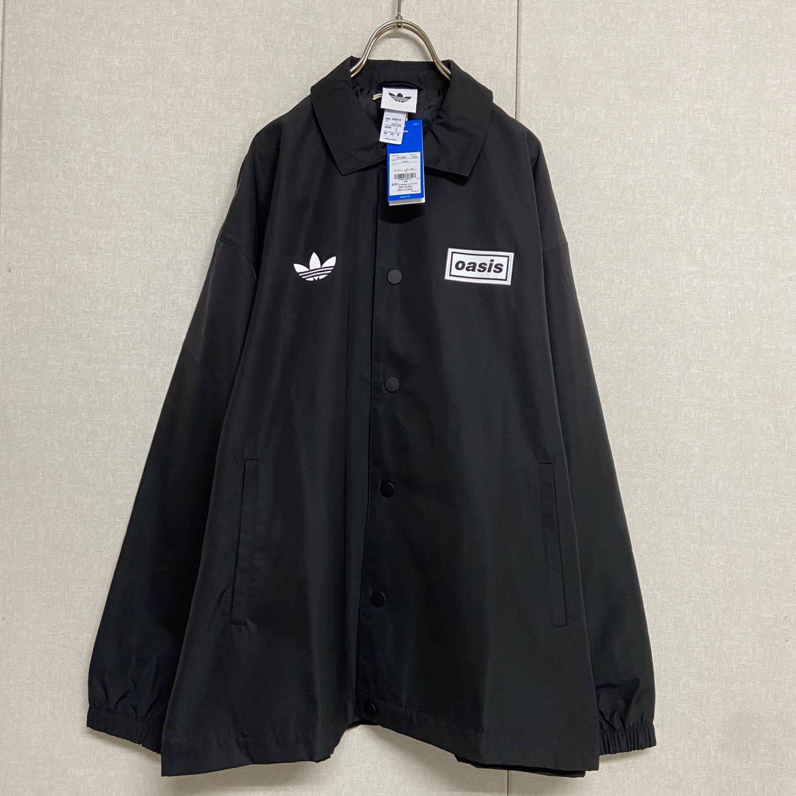 新品・未使用】Oasis × adidas コラボ ツアー コーチジャケット XL 