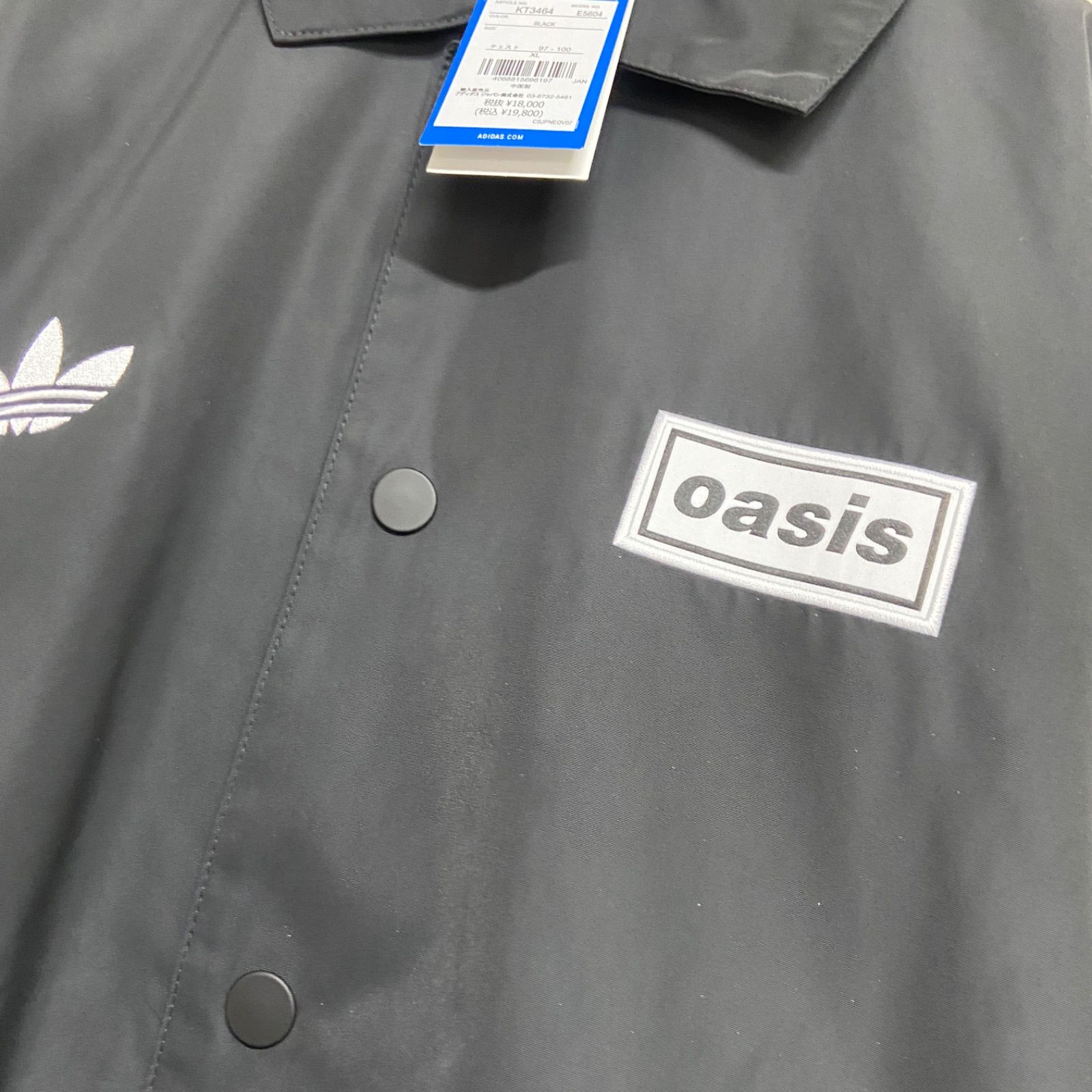 新品・未使用】Oasis × adidas コラボ ツアー コーチジャケット XL 