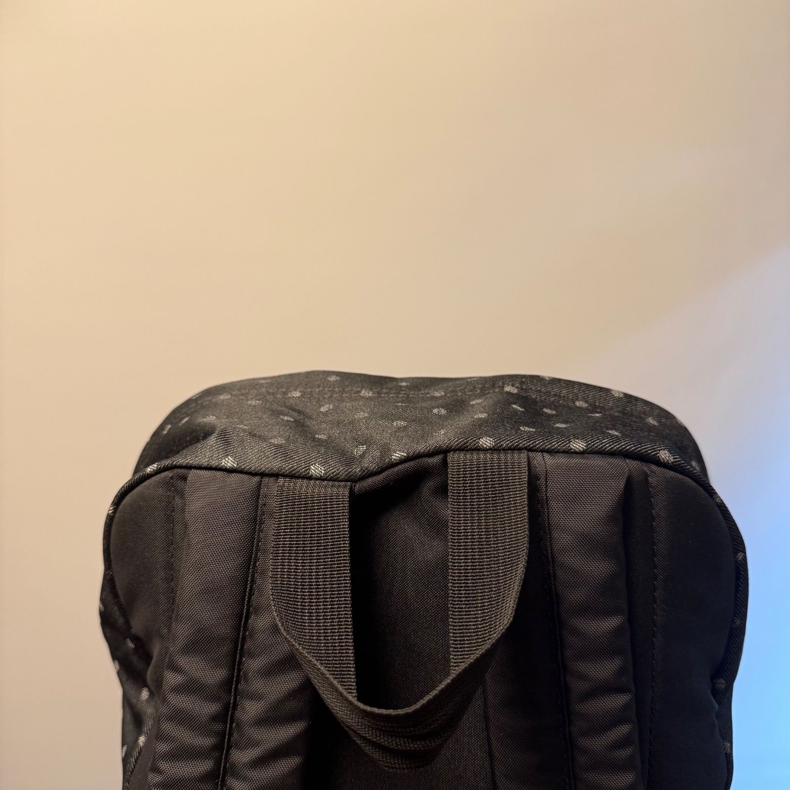 JANSPORT リュック ブラック ドット柄 デイパック ナイロン B↑↑-847 