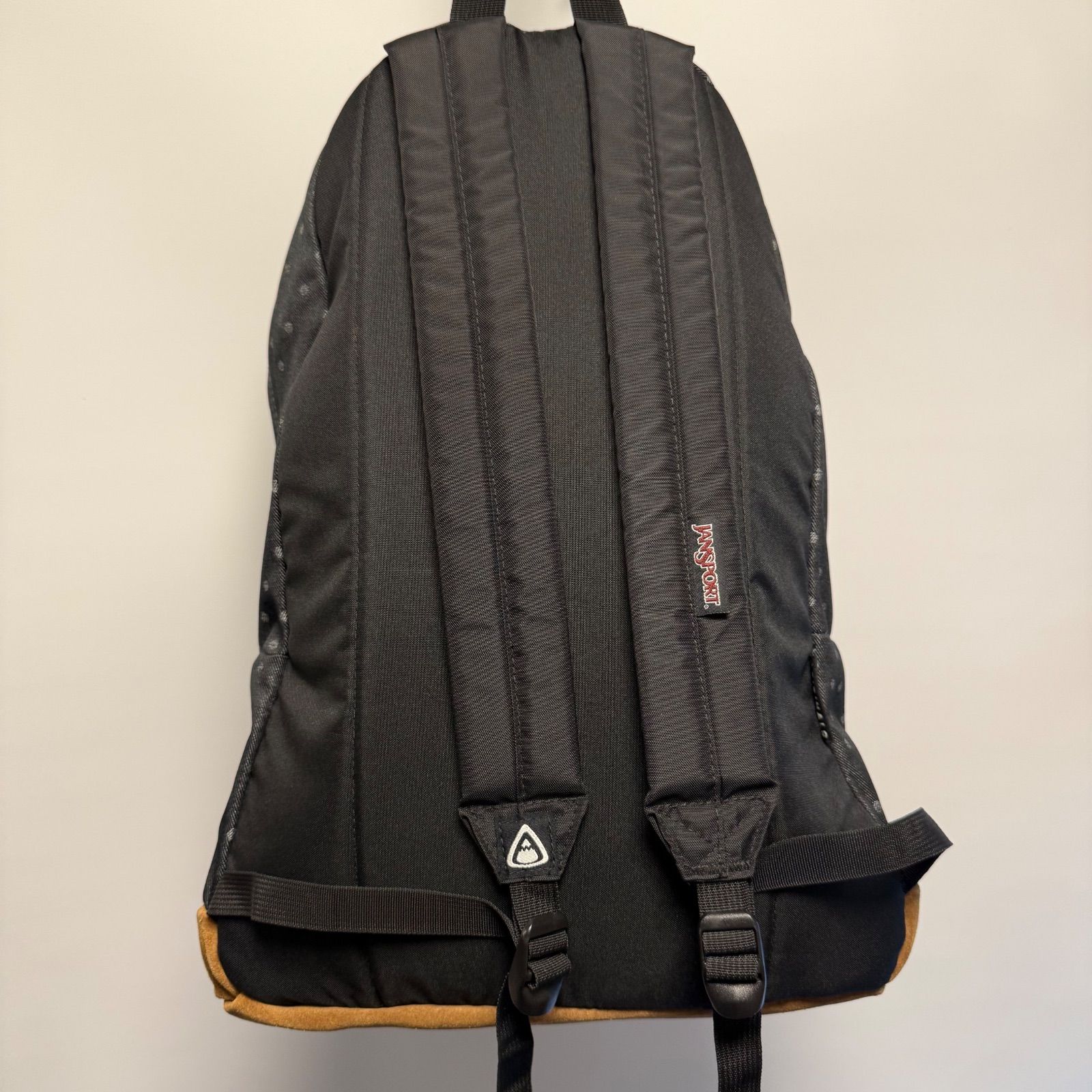 JANSPORT リュック ブラック ドット柄 デイパック ナイロン B↑↑-847 