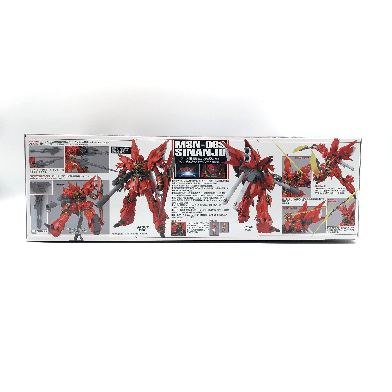 MG ガンダムUC MSN-06S シナンジュ 未開封・未組立 訳あり 箱 MG ガンダムUC MSN-06S シナンジュ 未開封・未組立 訳あり 箱