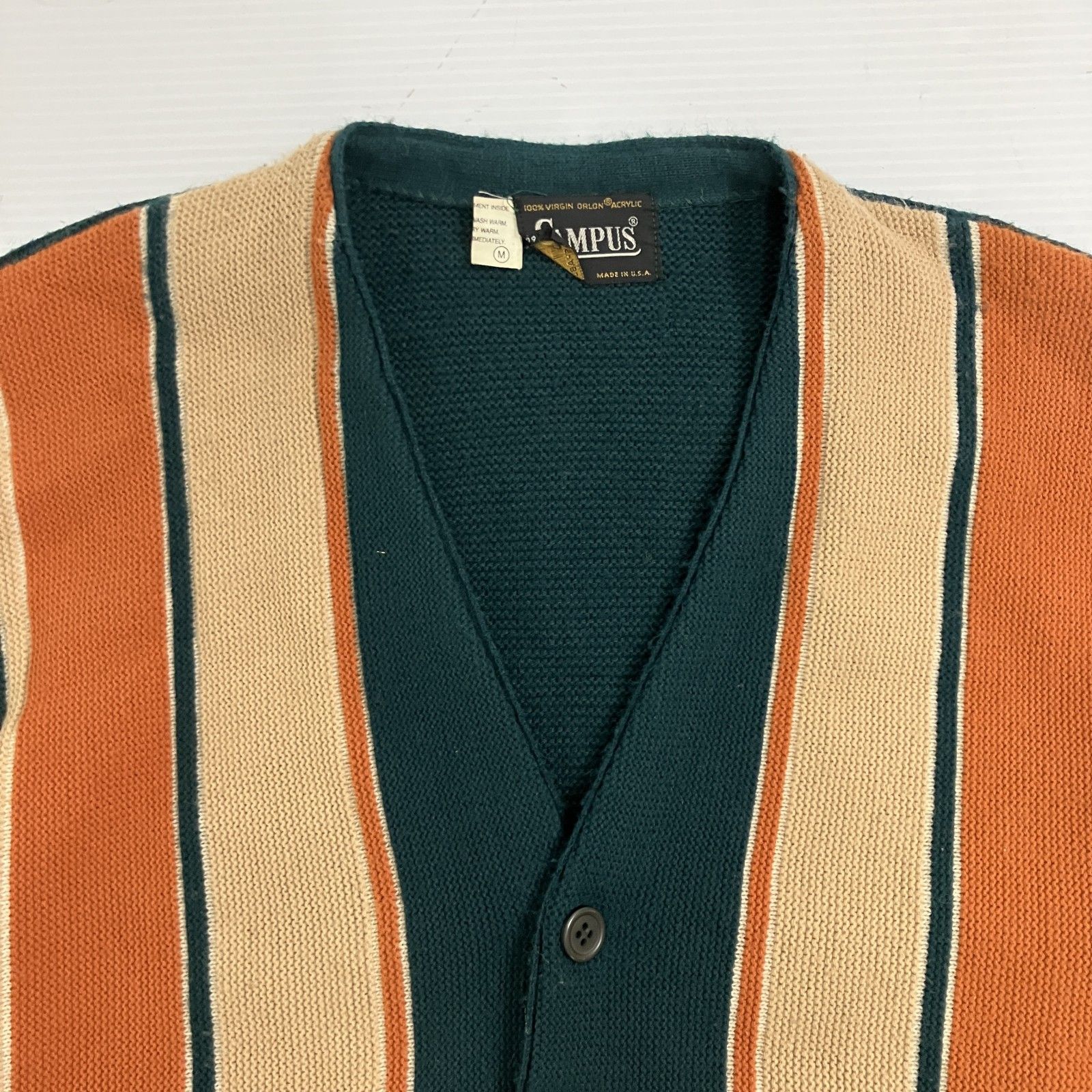 ◇ CAMPAS キャンパス カーディガン トップス ストライプ ニット 