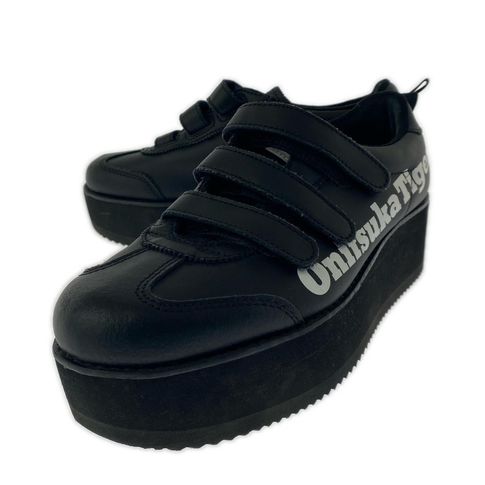 Onitsuka Tiger オニツカタイガー 厚底スニーカー size25.0CM/ブラック