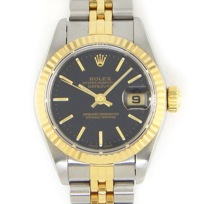 ロレックス Rolex 腕時計 デイトジャスト 79173 Y番 2002年 ブラック