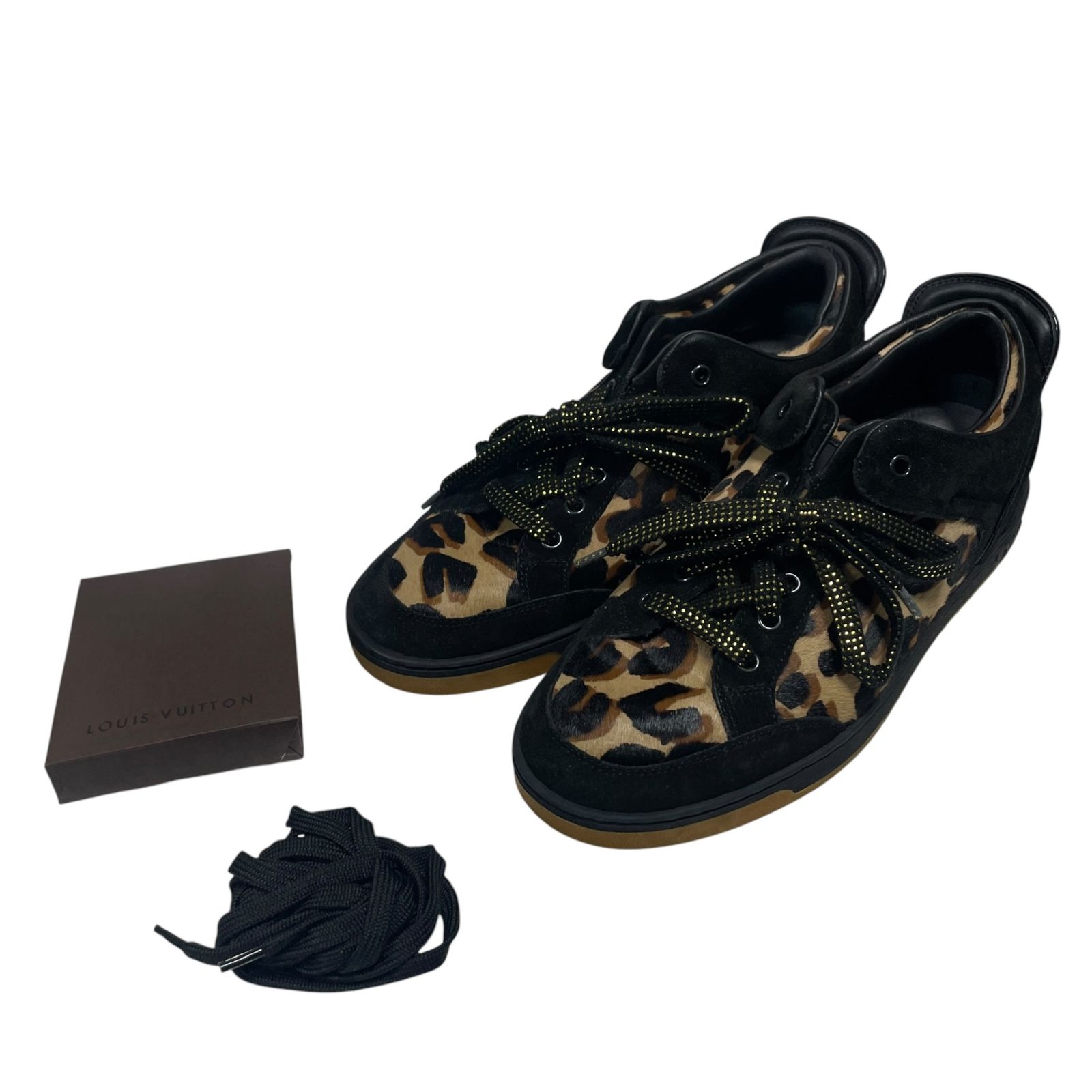 ◇ LOUISVUITTON ルイ・ヴィトン 限定モデル レオパード柄 スエード 