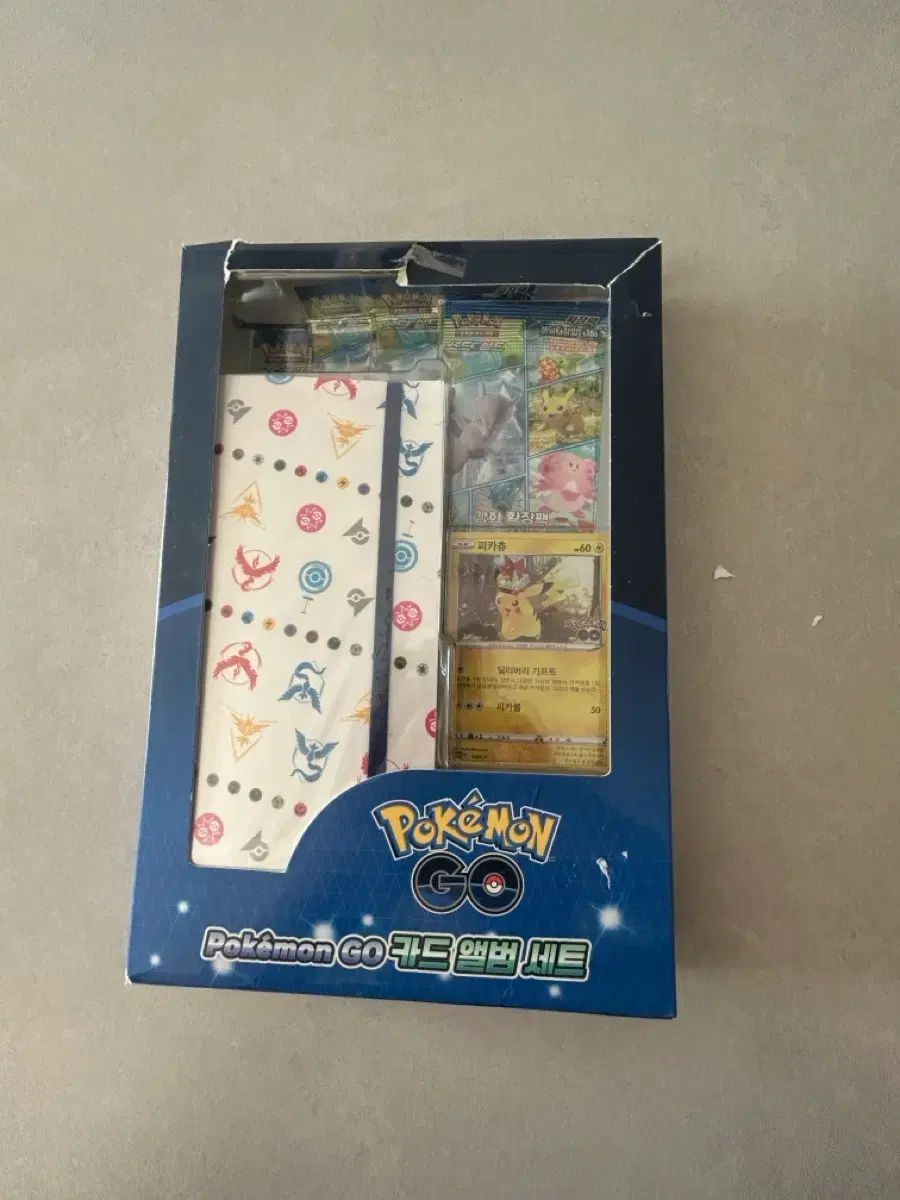 GO」の入った、セット商品2種類の内容物 強化拡張パック「Pokémon