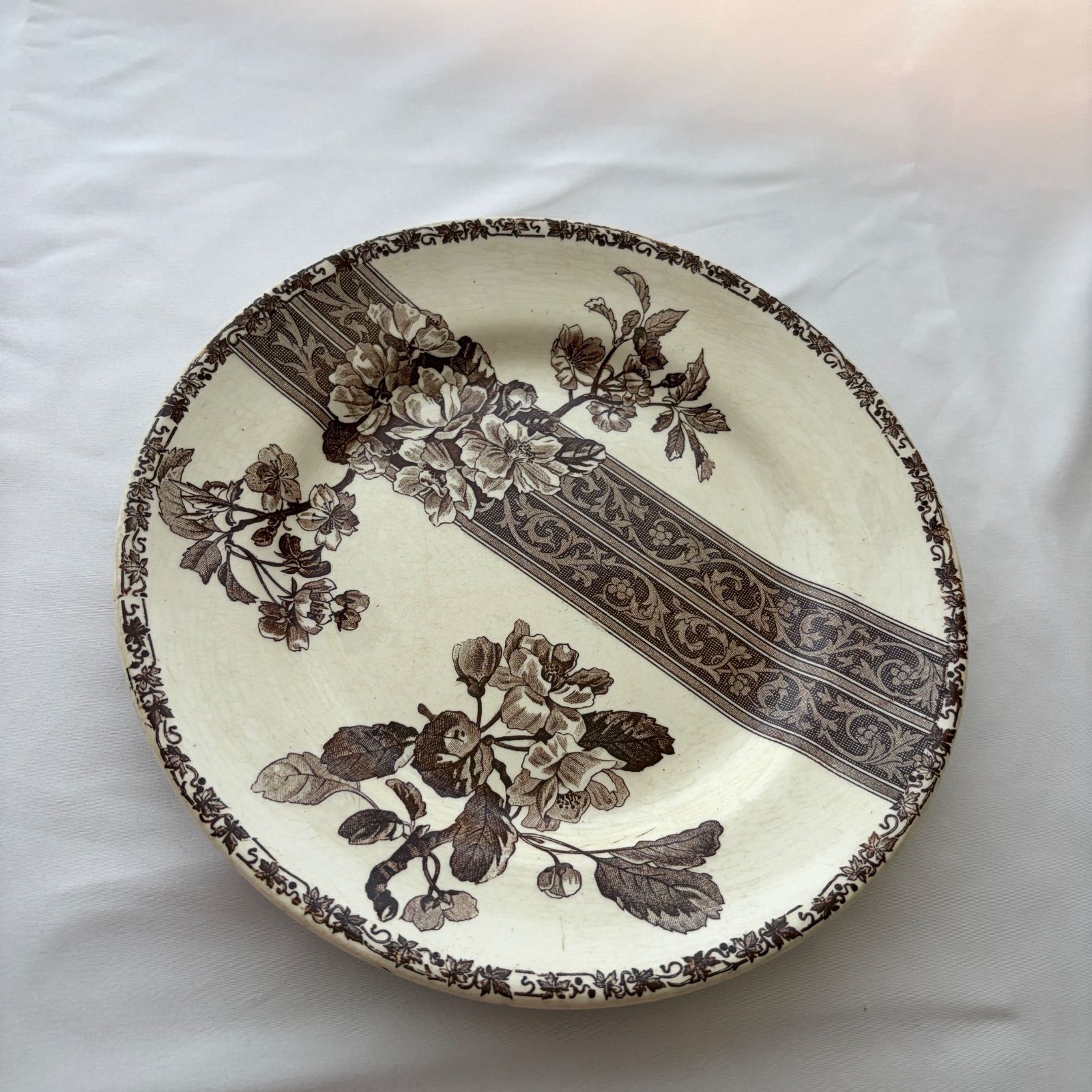 希少　美品　エミールブルジョワ　マロン　コンポティエ　フランスアンティーク フランスアンティーク E.Bourgeois エミールブルジョワ スーピエール
