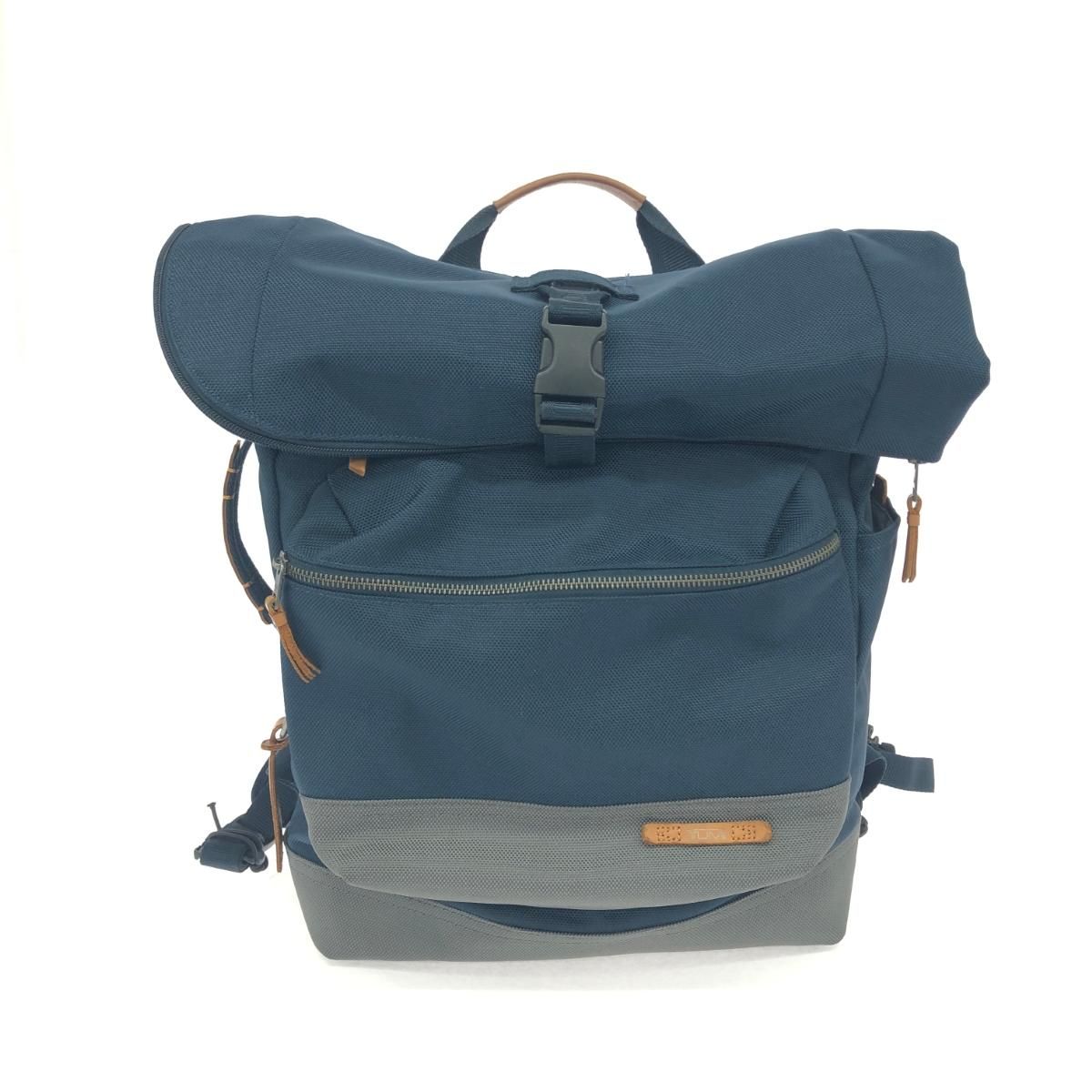 TUMI トゥミ リュック ロールトップバックパック  ナイロン 61080   ネイビー メンズ / 240001196853 TUMI トゥミ リュック ロールトップバックパック ナイロン 61080