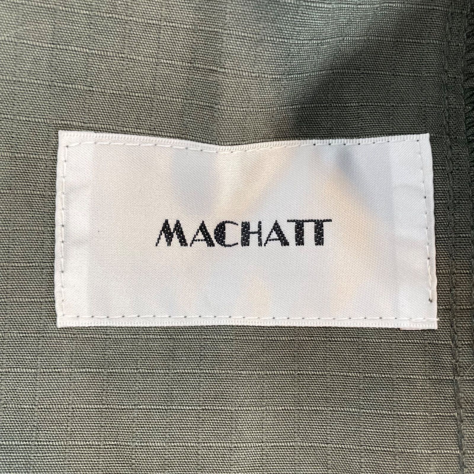 MACHATT マチャット ミリタリージャケット シャツジャケット 長袖 緑 