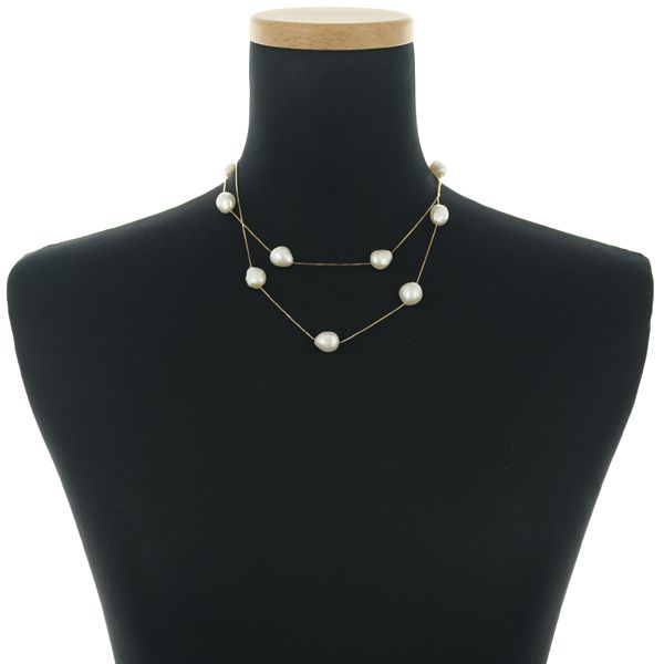 TASAKI パールネックレス TASAKI タサキ ネックレス バロック パール 真珠 9.8-11.0mm ロング