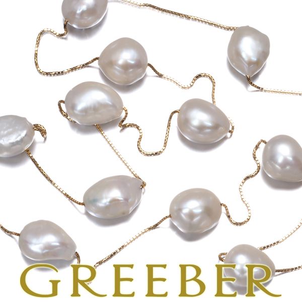 TASAKI パールネックレス TASAKI タサキ ネックレス バロック パール 真珠 9.8-11.0mm ロング