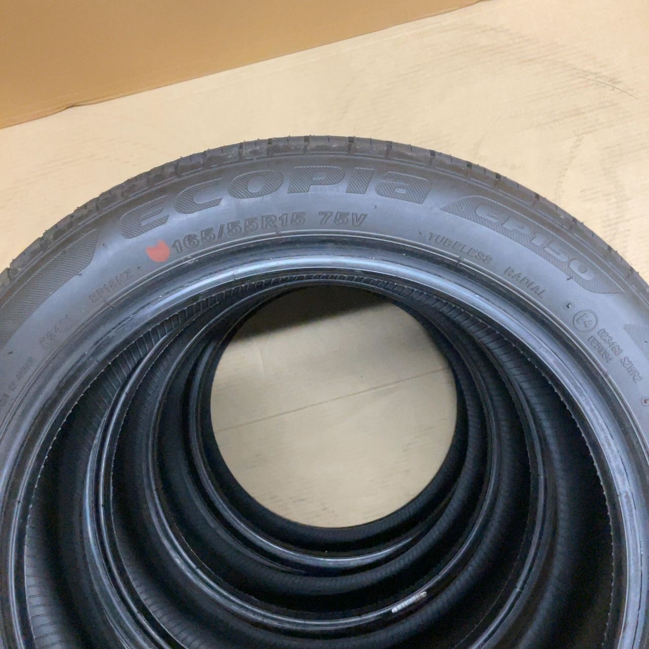 BRIDESTONE（ブリヂストン） Ecopia EP150 165/55R15 75V タイヤ4本 