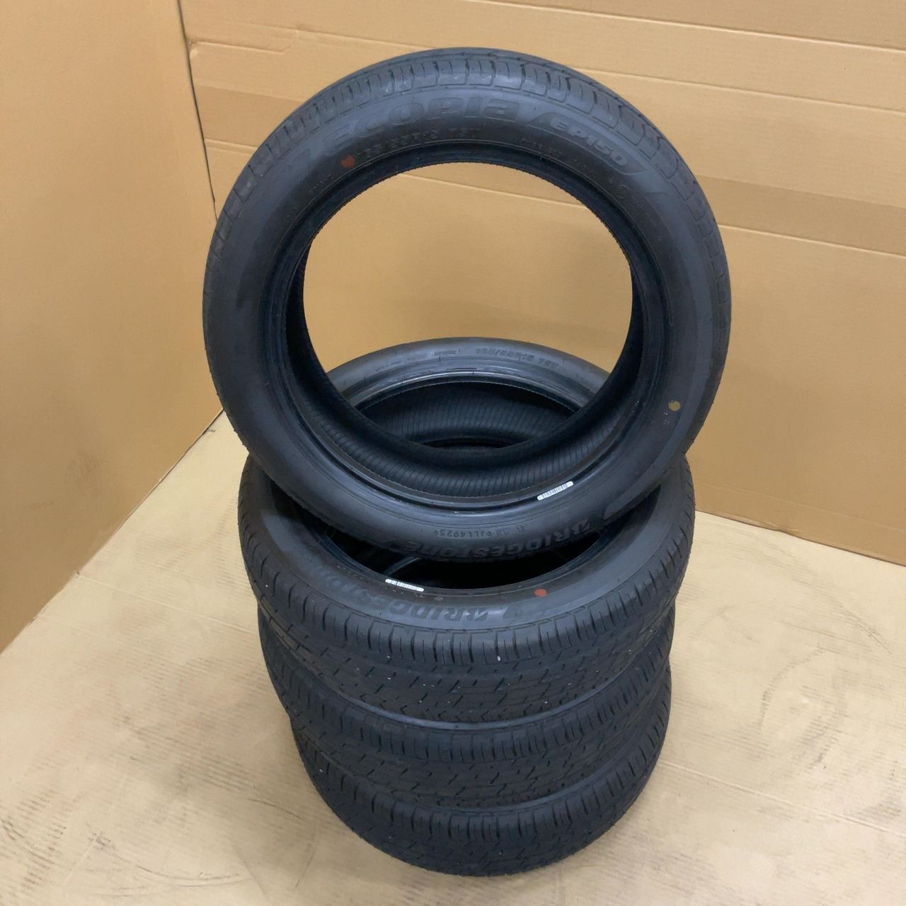 BRIDESTONE（ブリヂストン） Ecopia EP150 165/55R15 75V タイヤ4本 