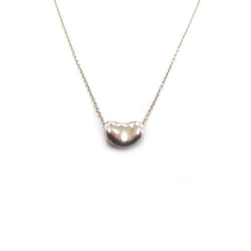 Tiffany Tiffany&Co. sterling silver SV925 bean necklace jewelry